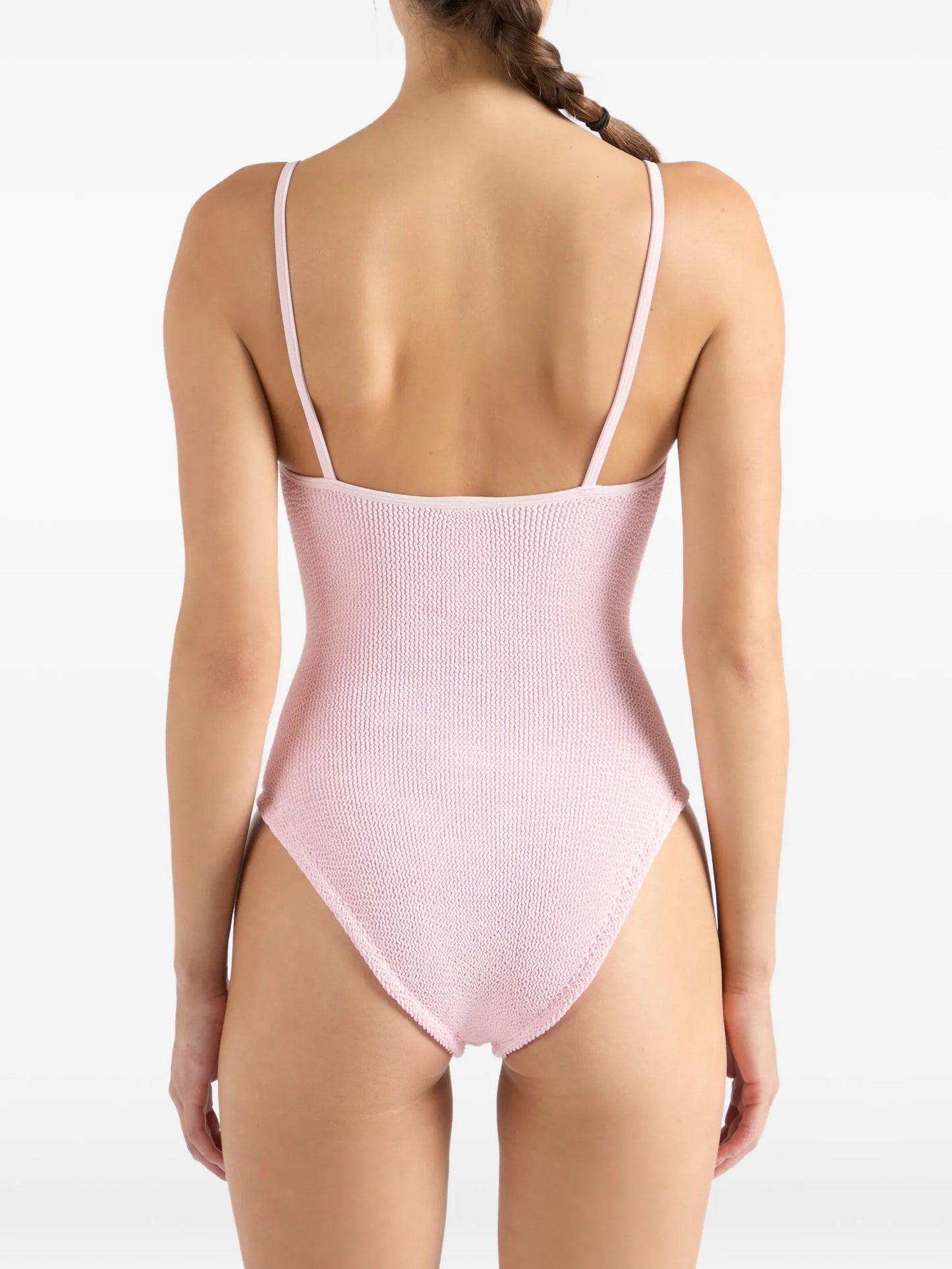 Pamela crinkle-effect swimsuit