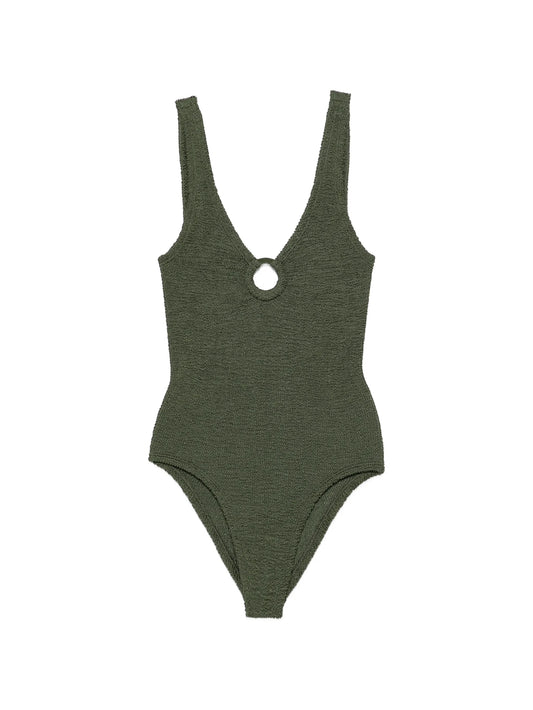 Celine circle-detail swimsuit