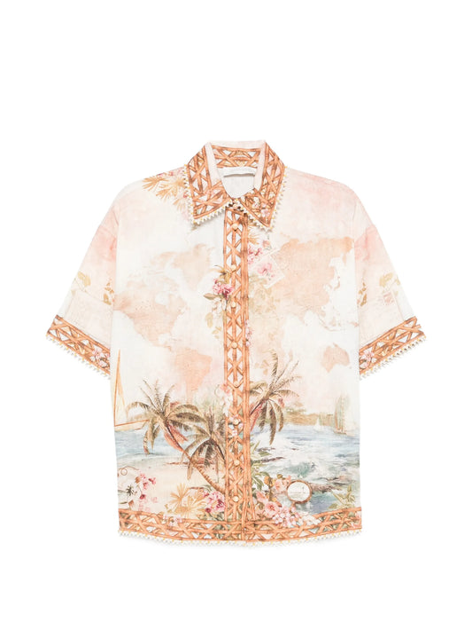 Mahon print shirt