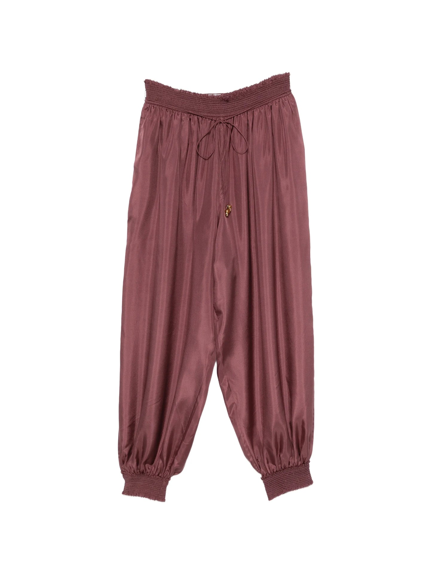 Aster elasticated-waistband trousers