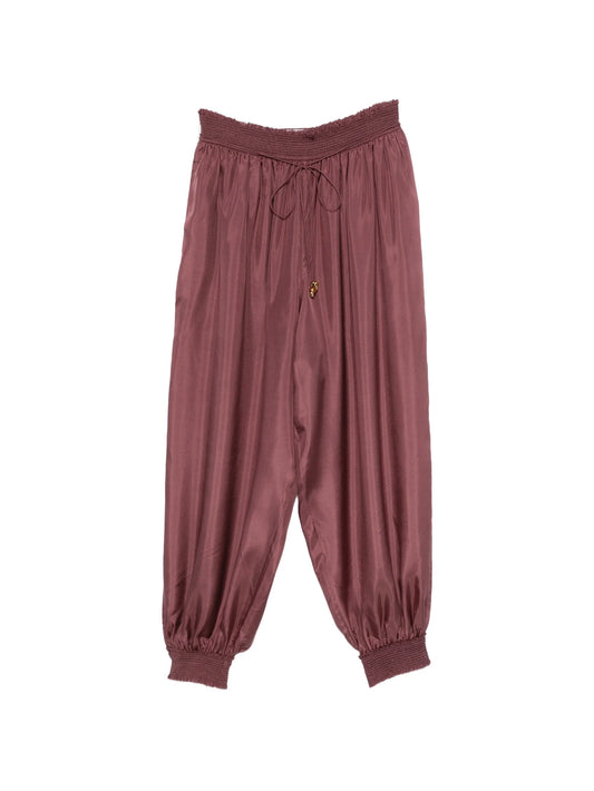 Aster elasticated-waistband trousers