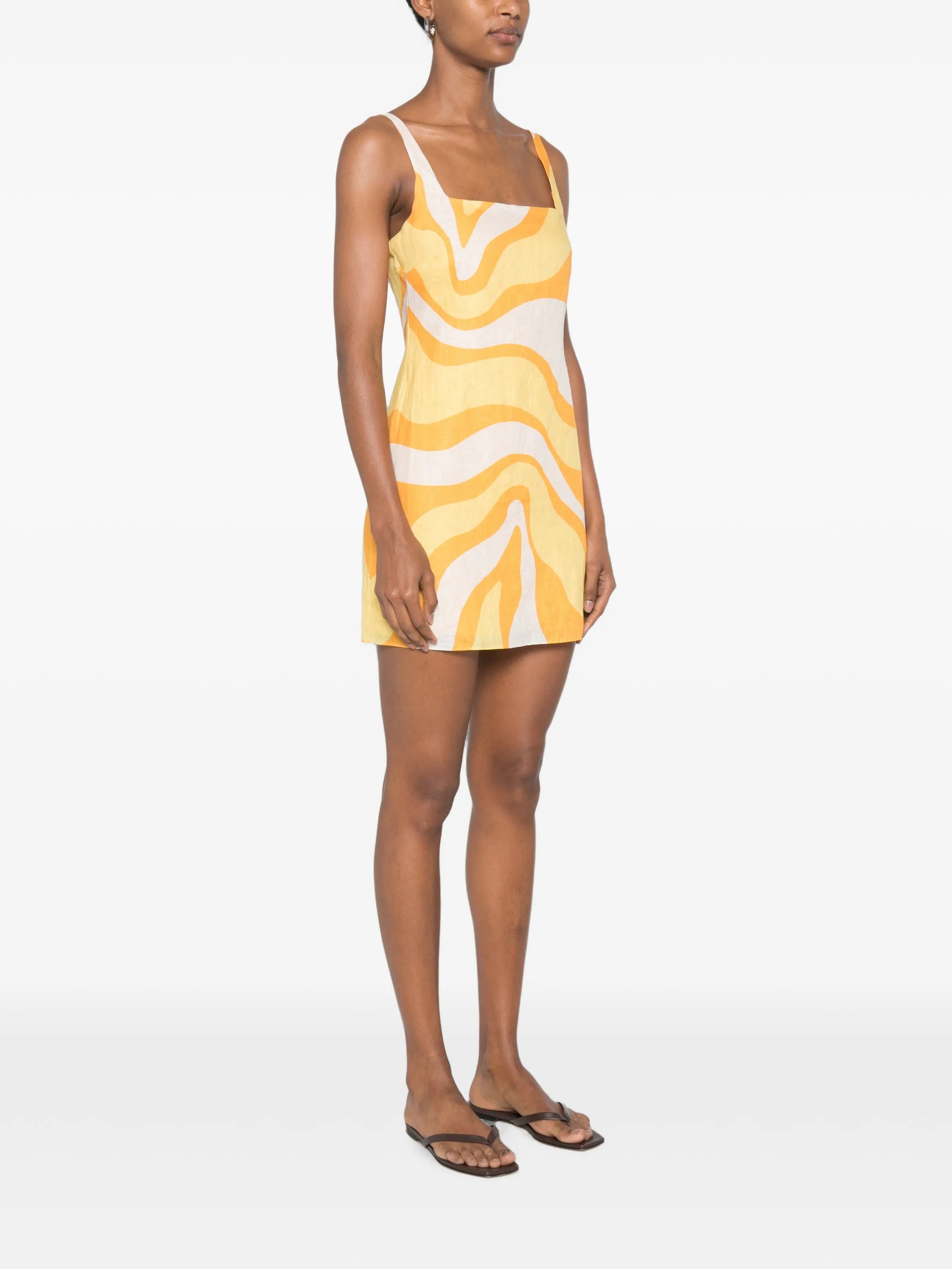 Siela abstract-print mini dress