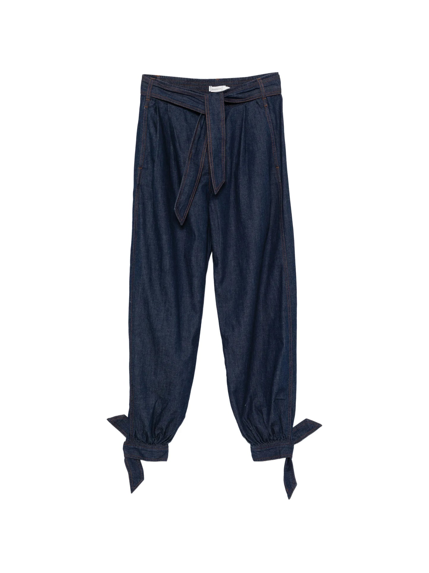 Aster tie-fastening jeans