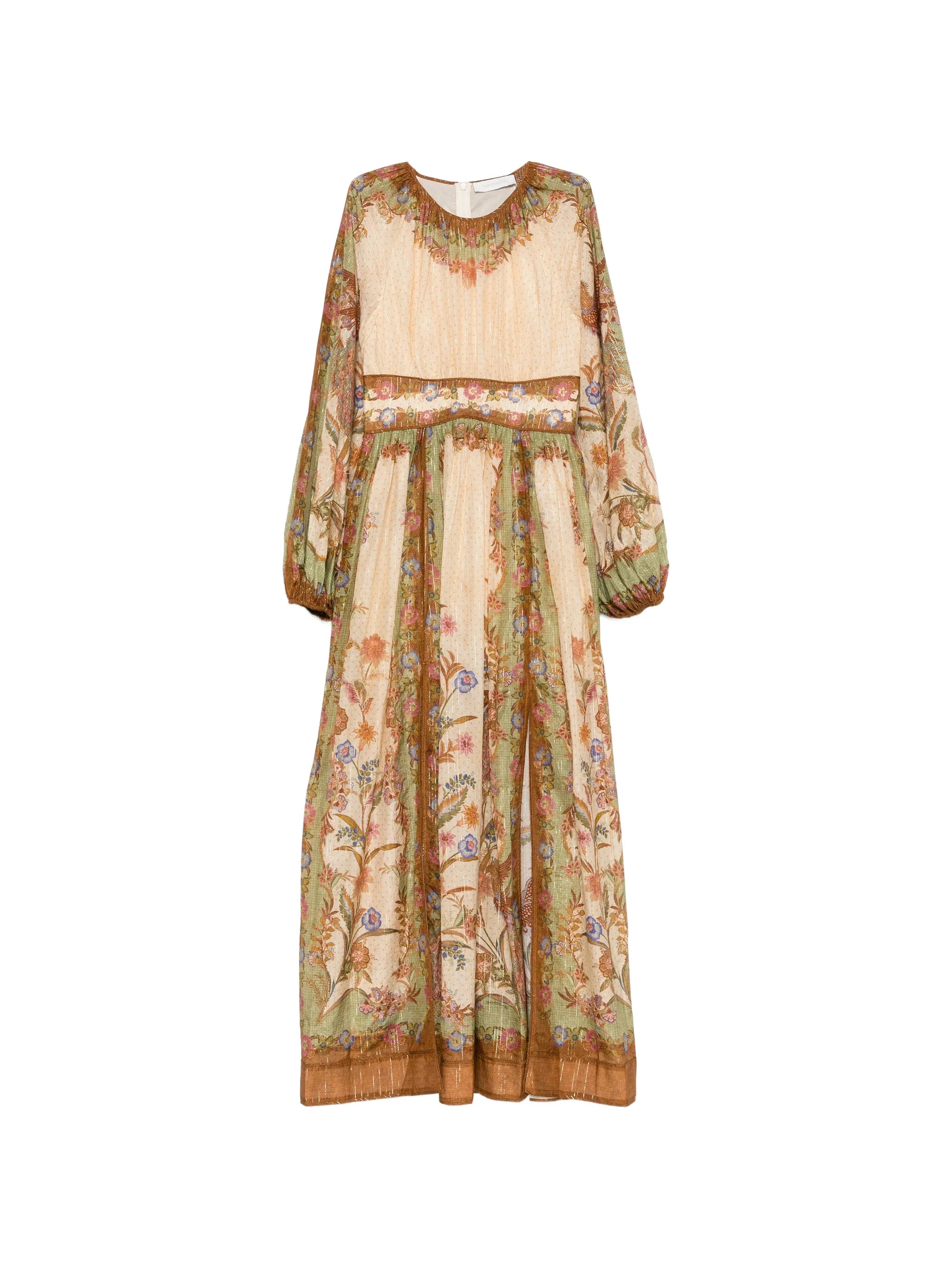 Indra floral-print maxi dress