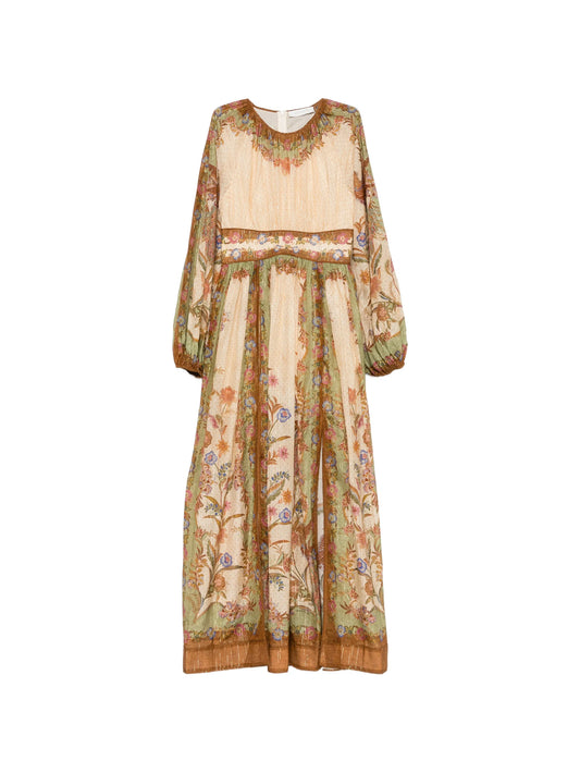 Indra floral-print maxi dress