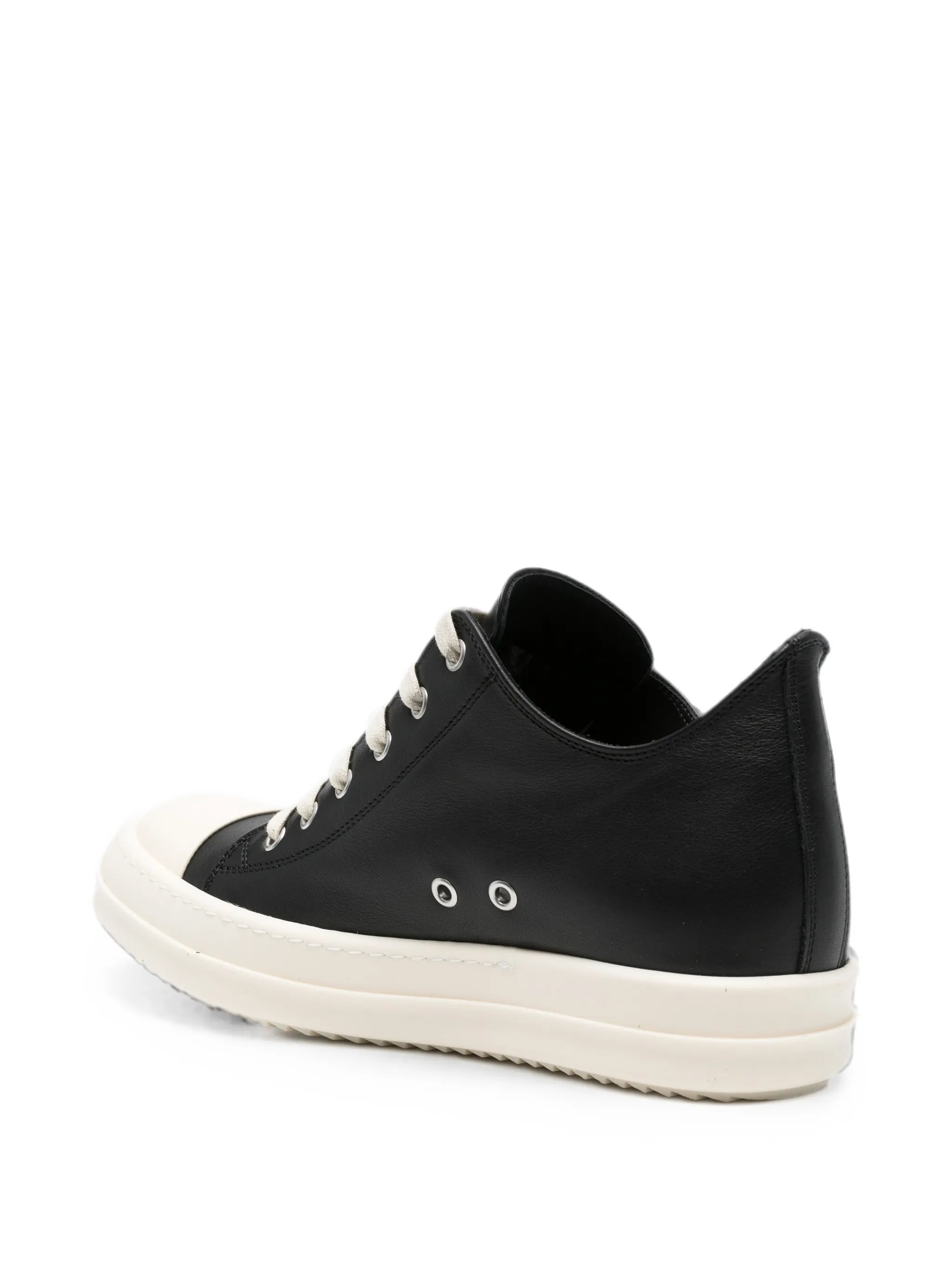 lace-up leather sneakers
