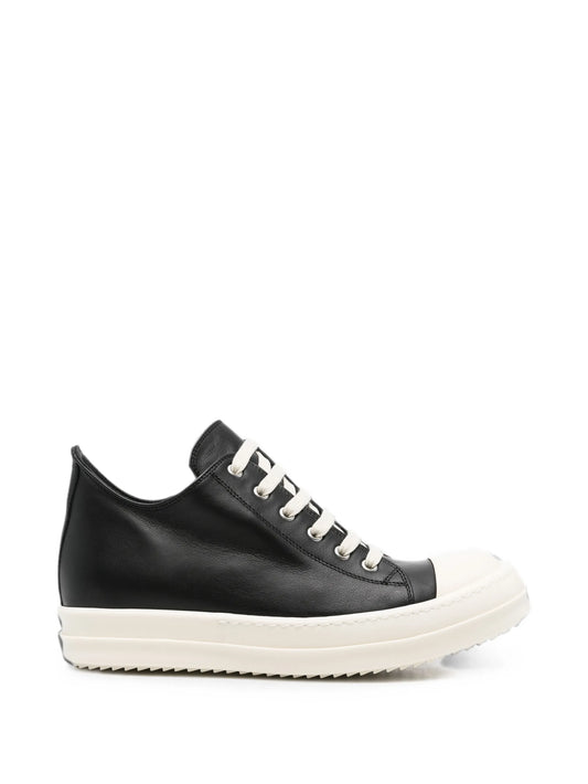 lace-up leather sneakers