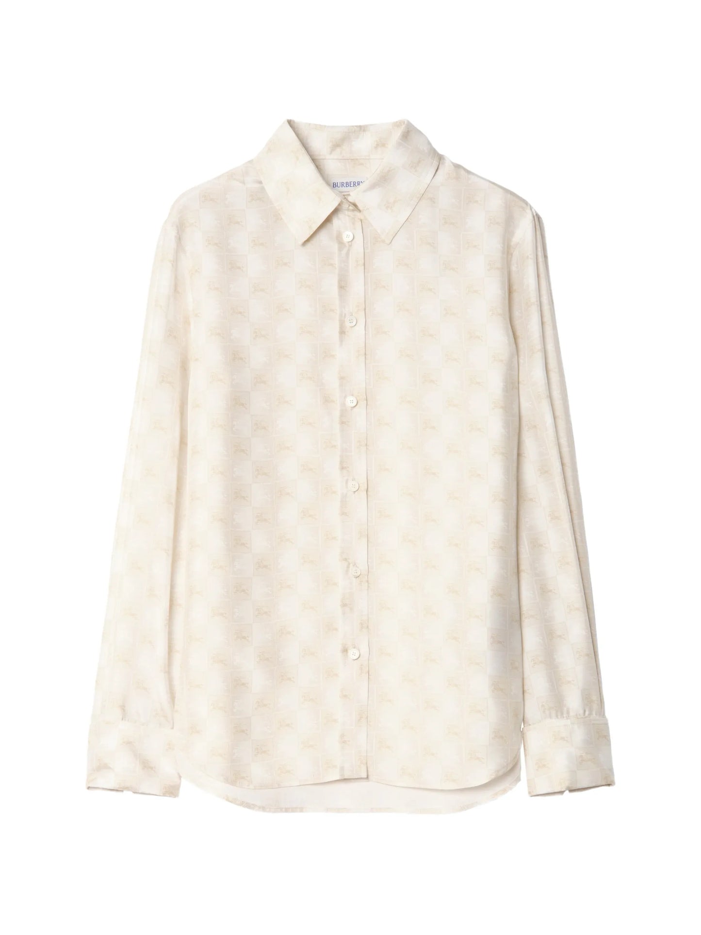 regular fit EKD Checkerboard silk shirt