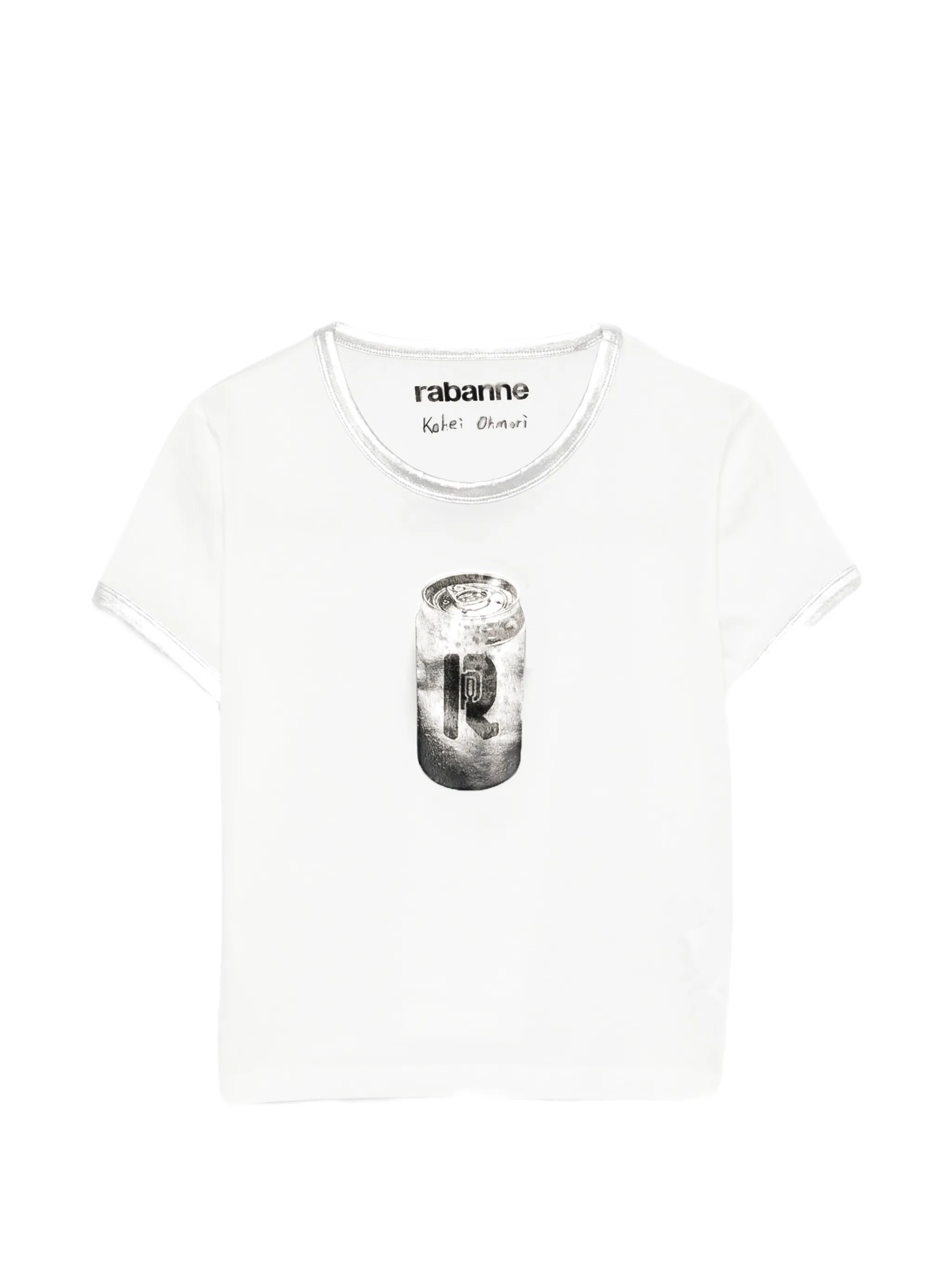 Ohmori can print T-shirt in cotton