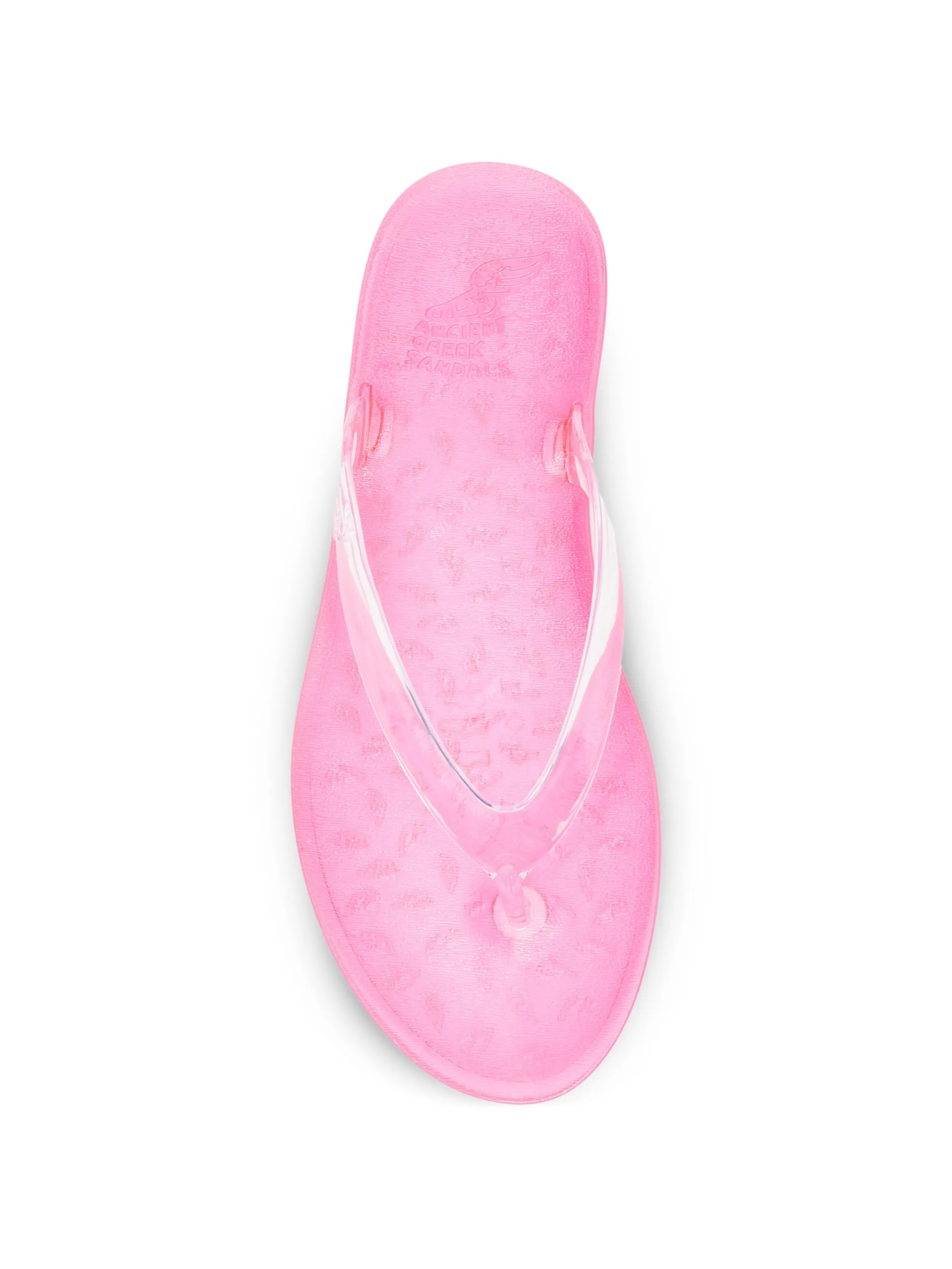 Jelly open-toe flip-flops