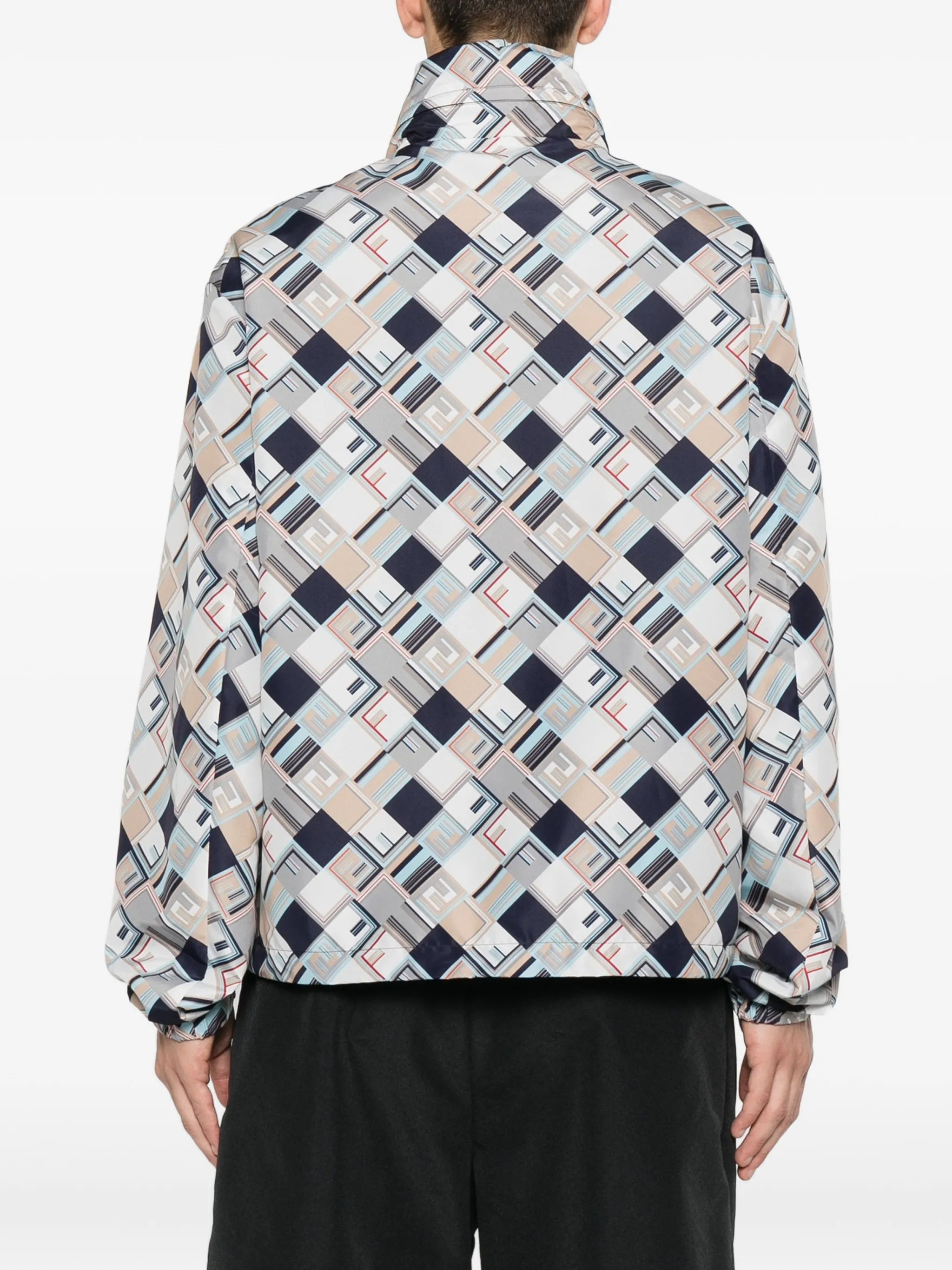 FF-print reversible jacket