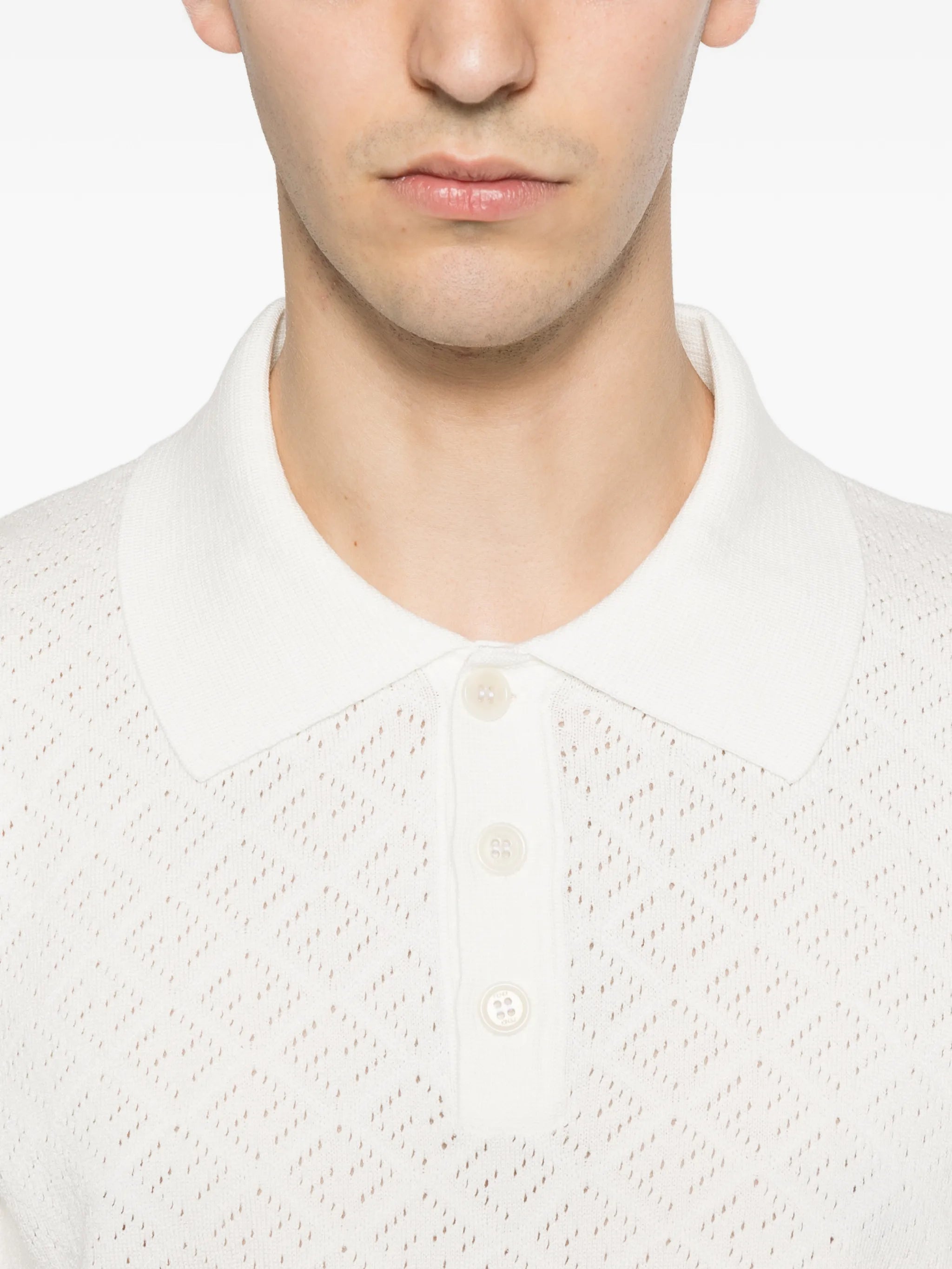 crochet polo shirt