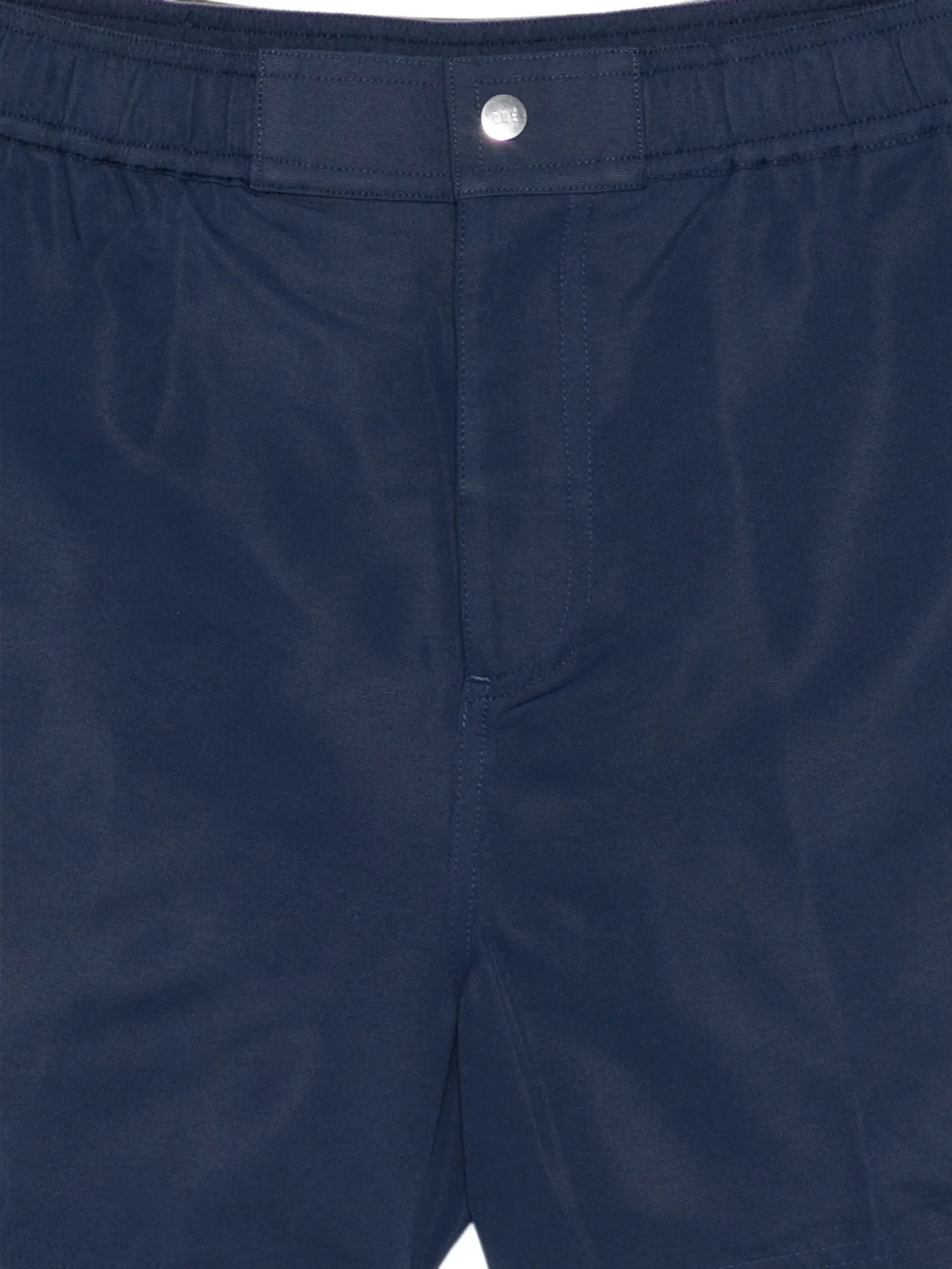 button-fastening swim shorts