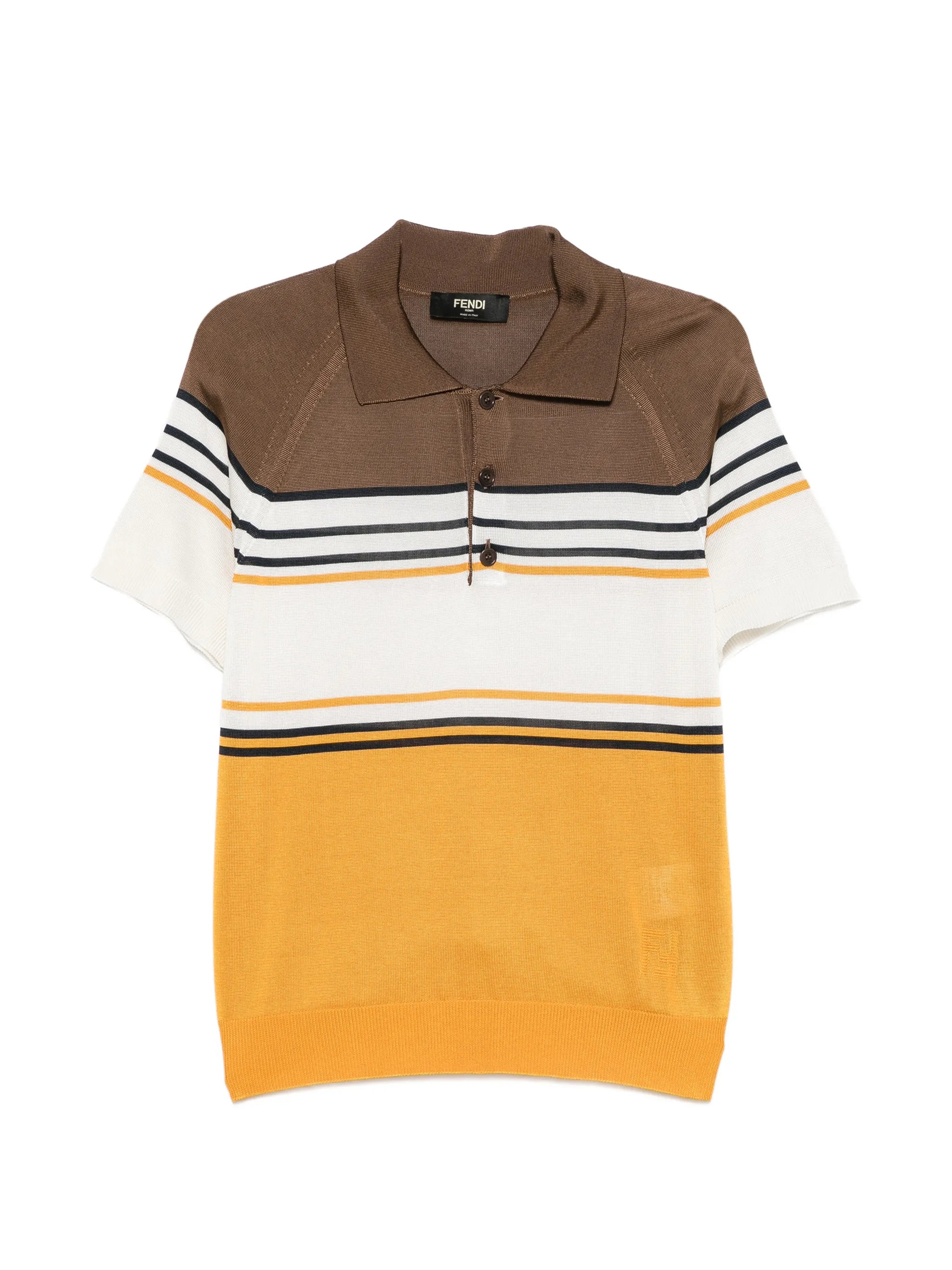 striped polo shirt