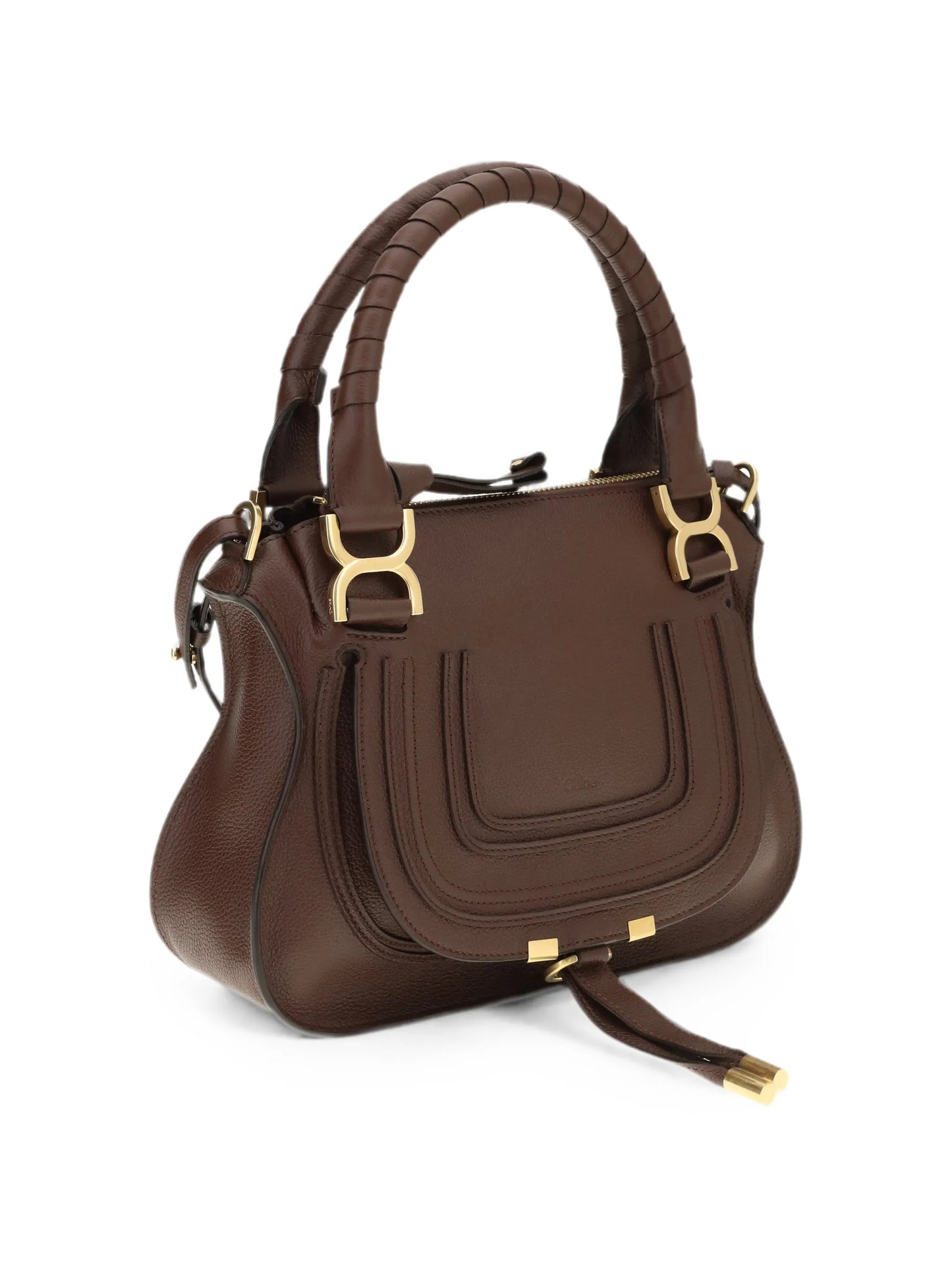 CHLOE MARCIE GRAINED LEATHER SHOULDER BAG