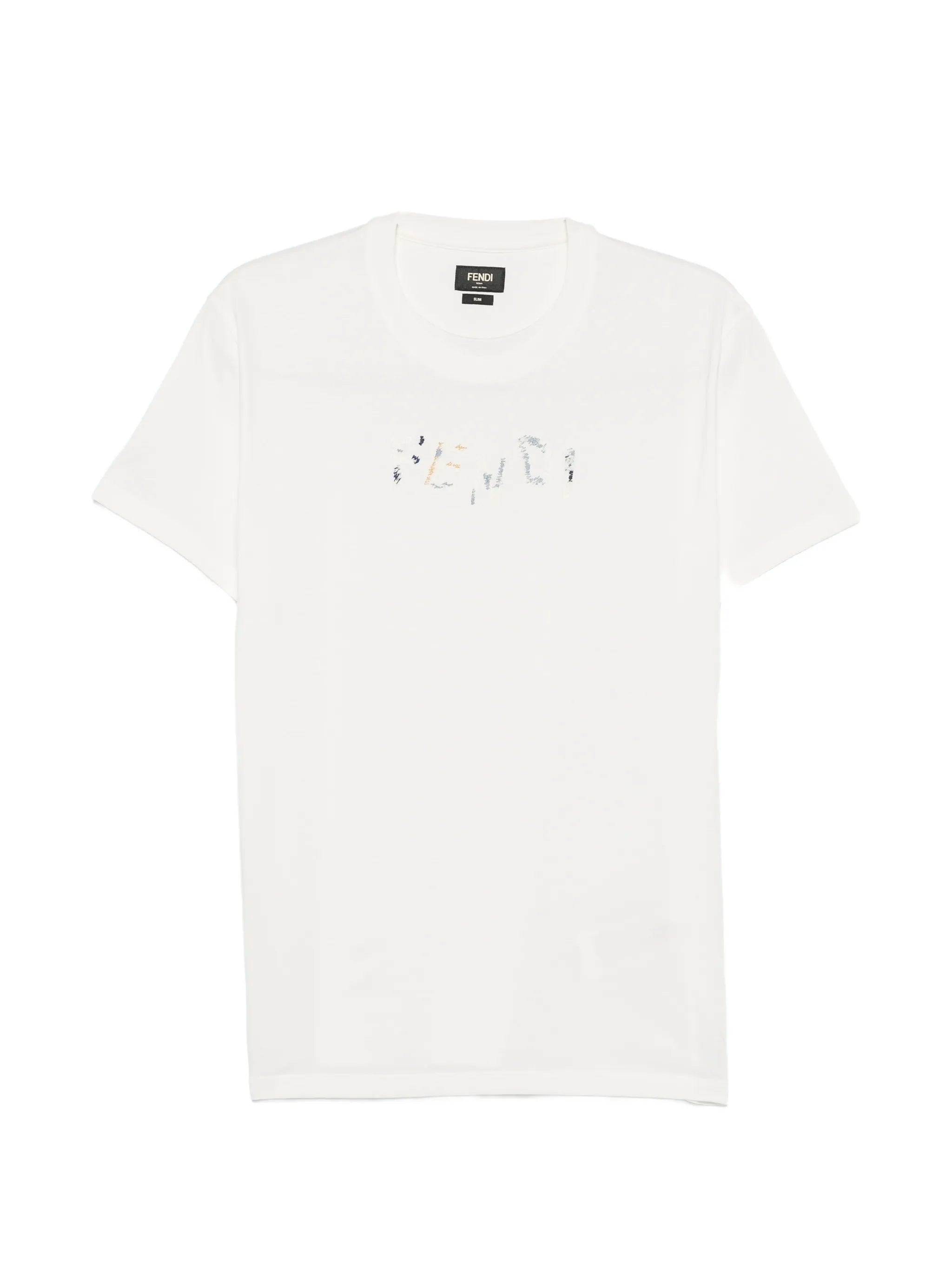 embroidered-logo T-shirt