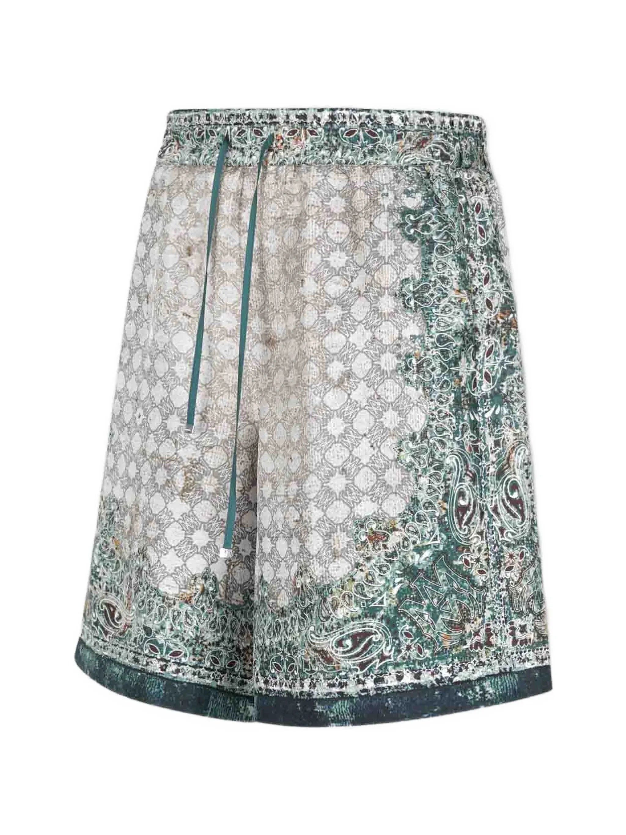 printed bermuda shorts