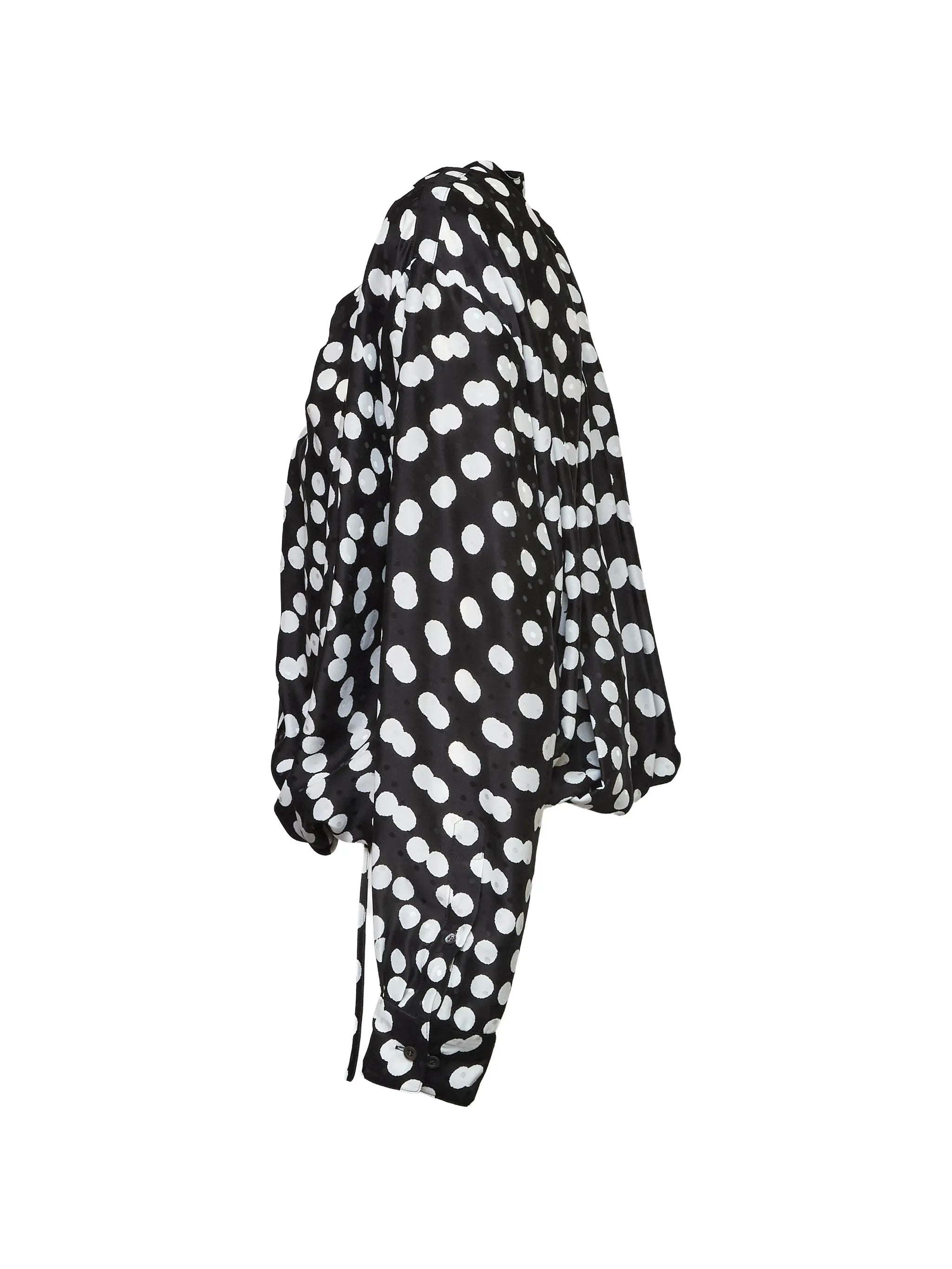 polka dot blouse