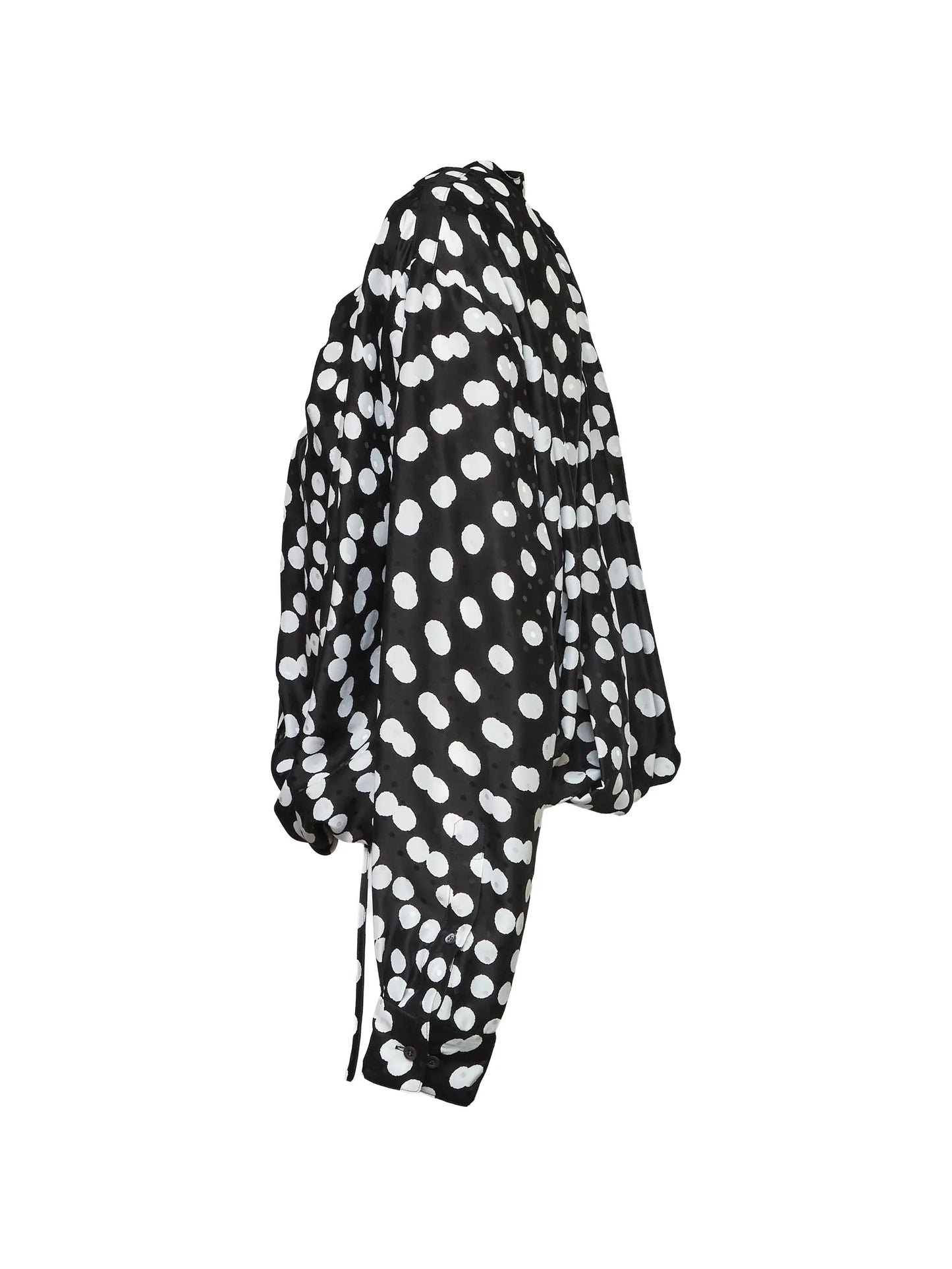polka dot blouse
