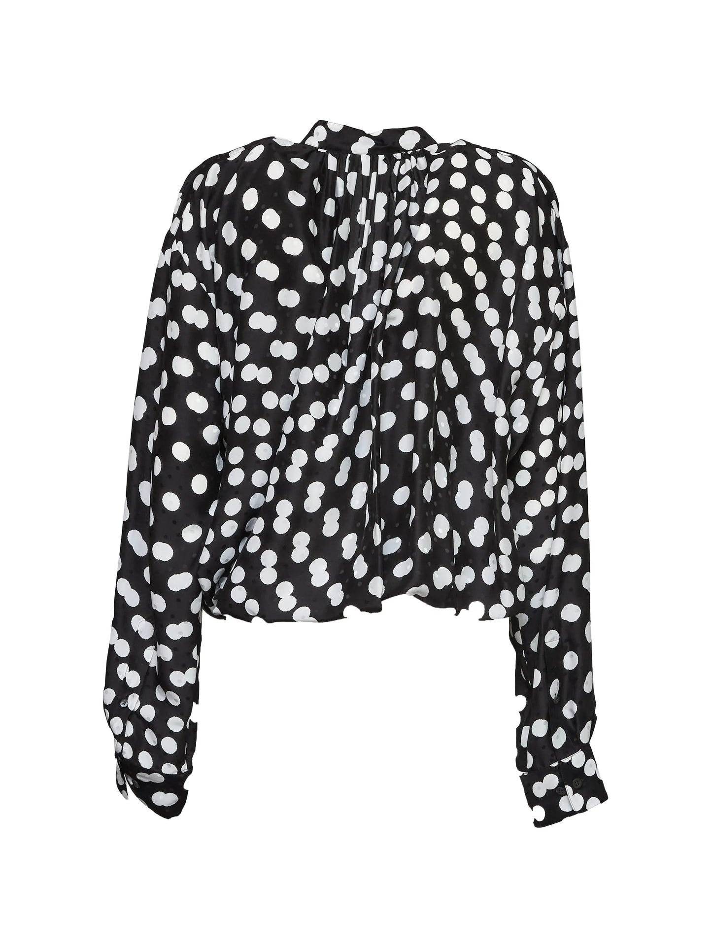 polka dot blouse