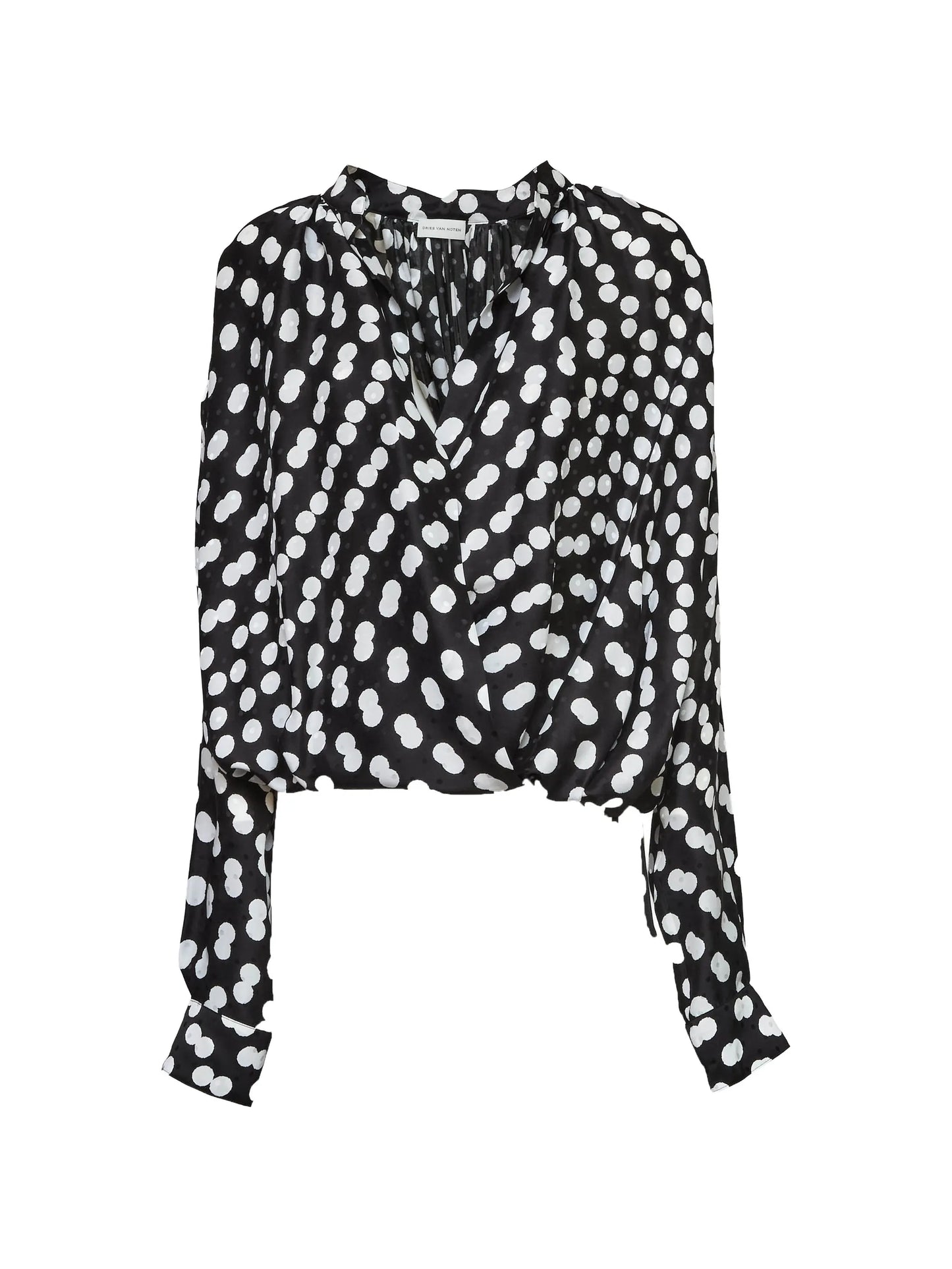 polka dot blouse