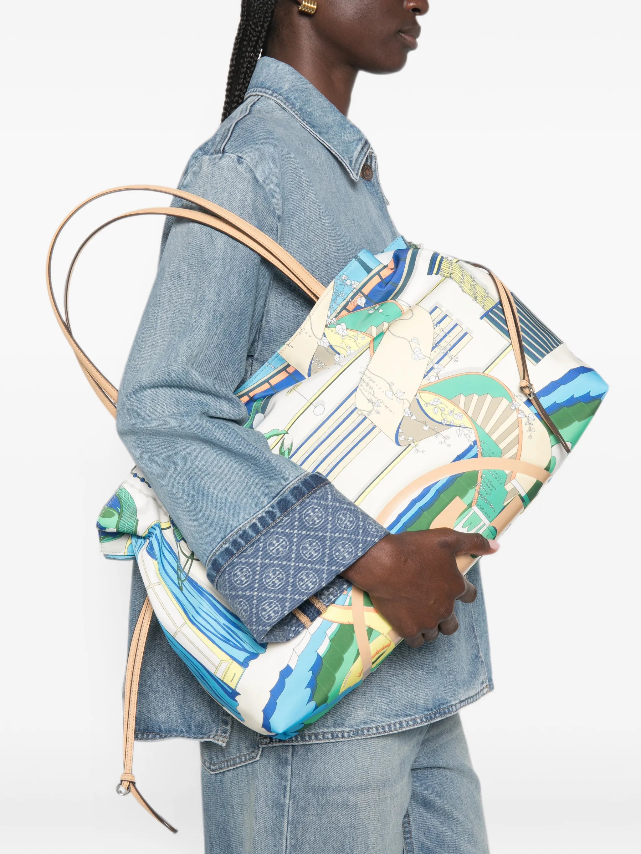 Ella graphic-print tote bag
