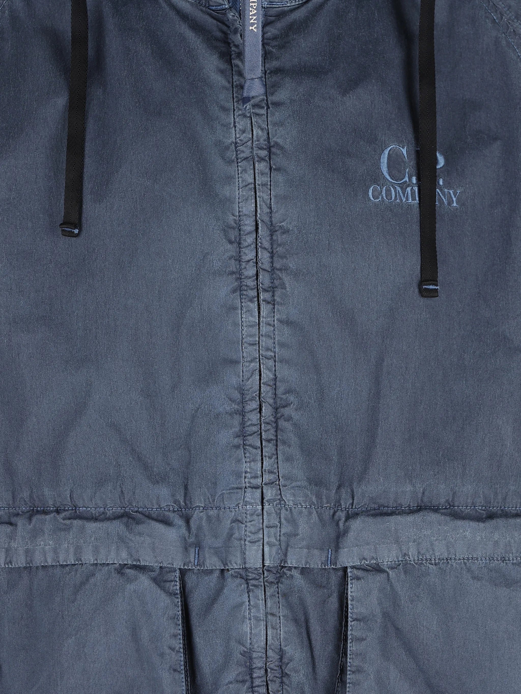 hooded zip-up jacket