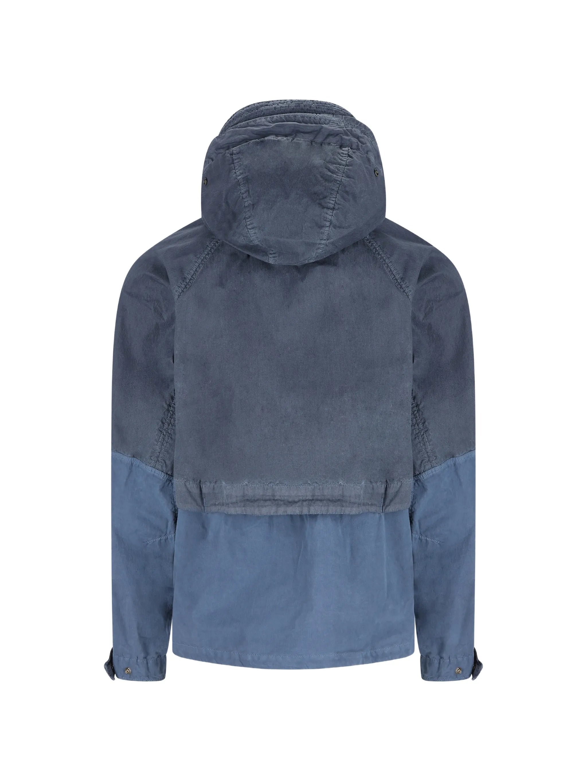 hooded zip-up jacket