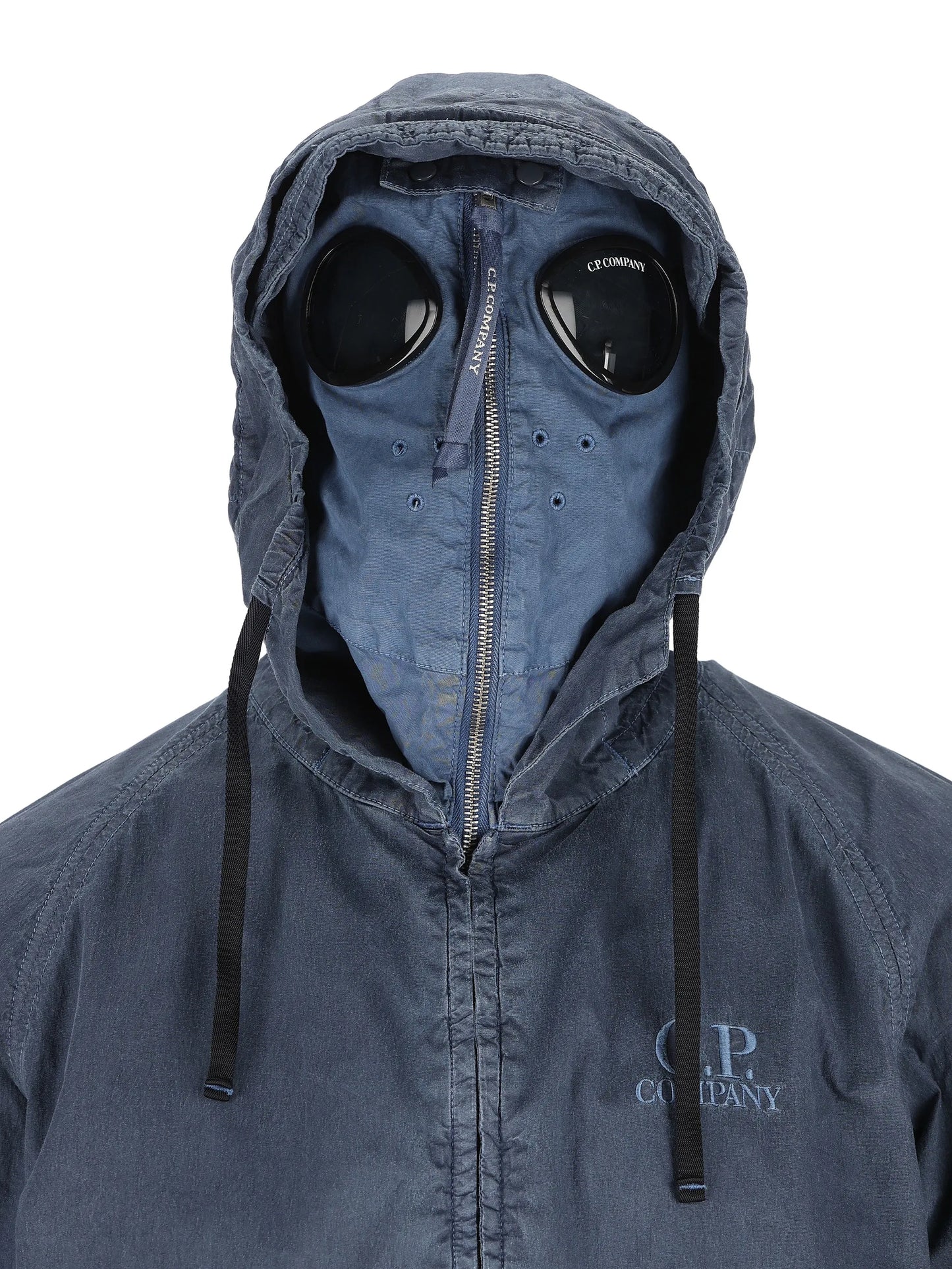 hooded zip-up jacket