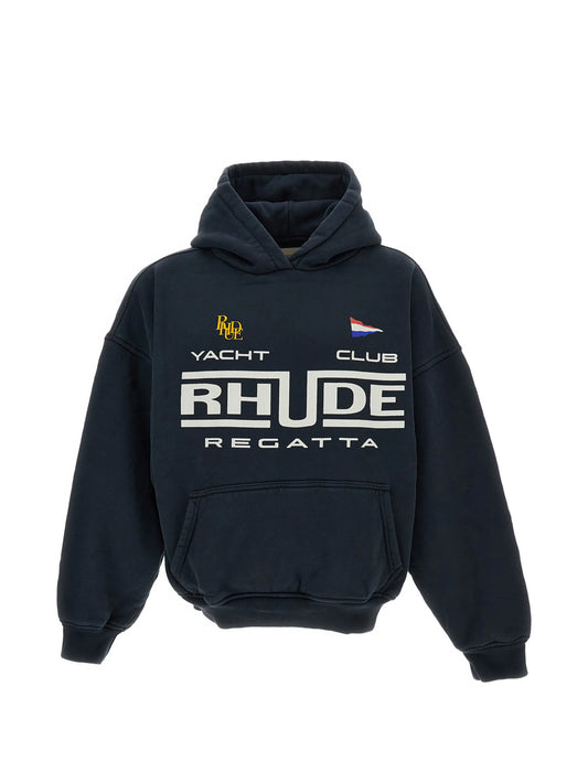 Regatta Club logo-print hoodie