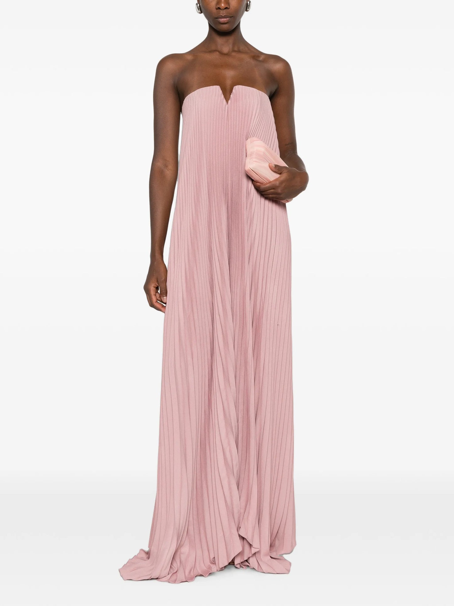 Black Tie pleated gown