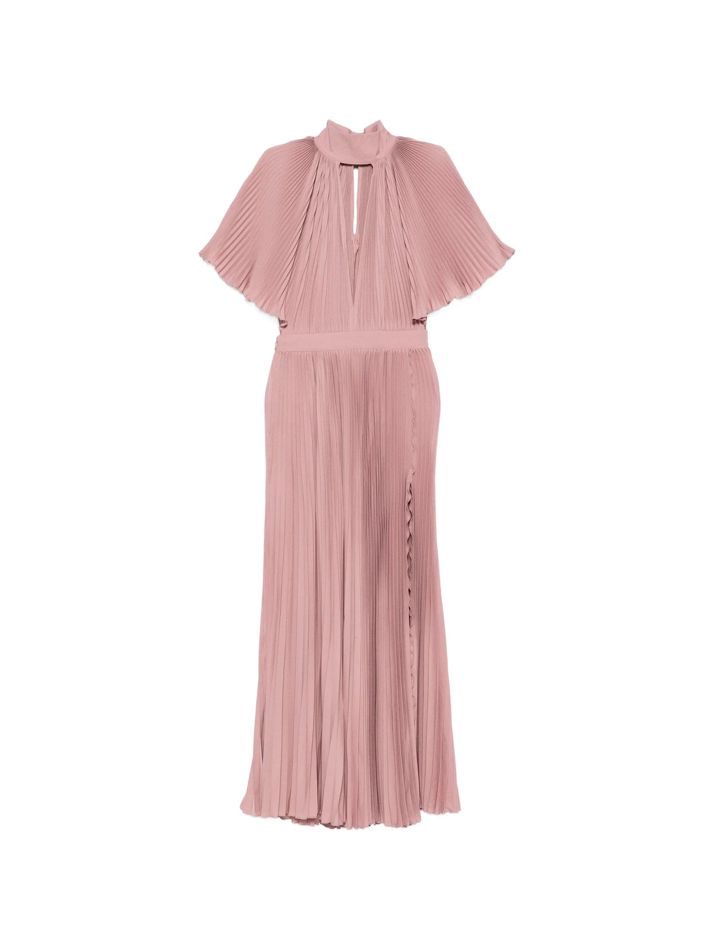 Anais pleated midi dress