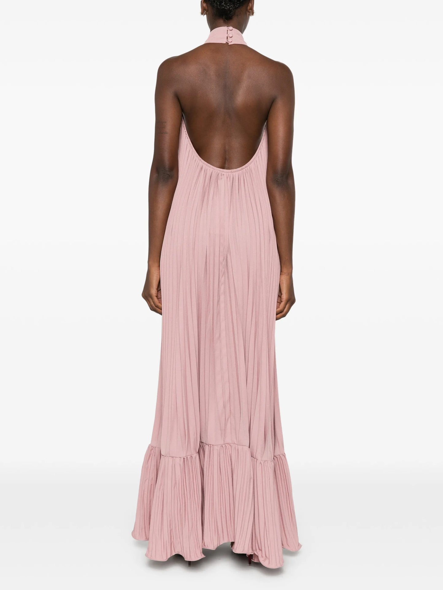 Libertie pleated maxi dress