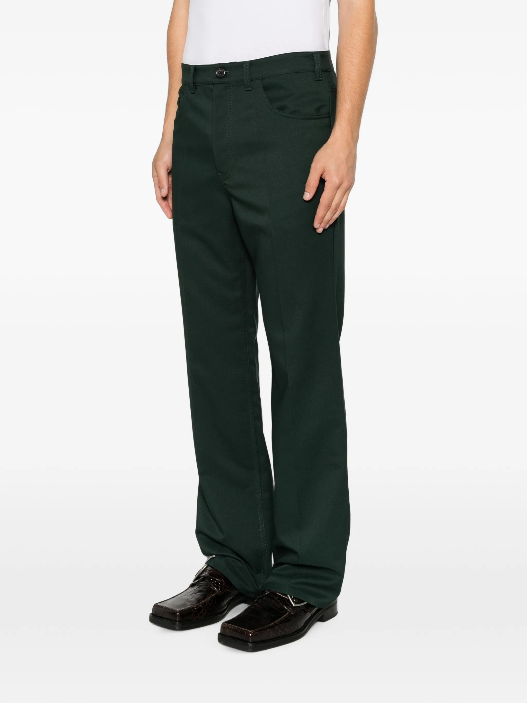 straight-leg trousers