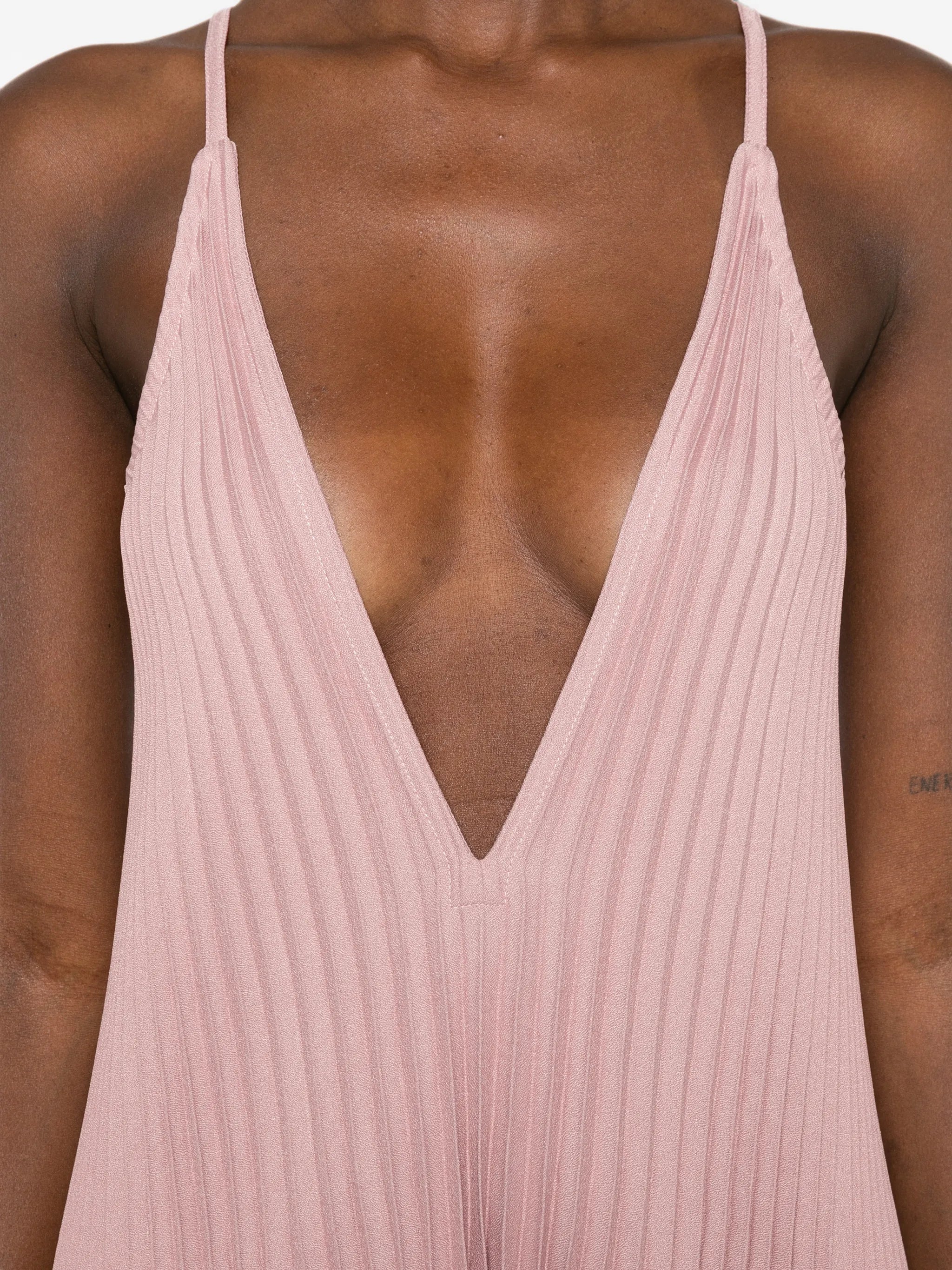 The Muse pleated maxi dress