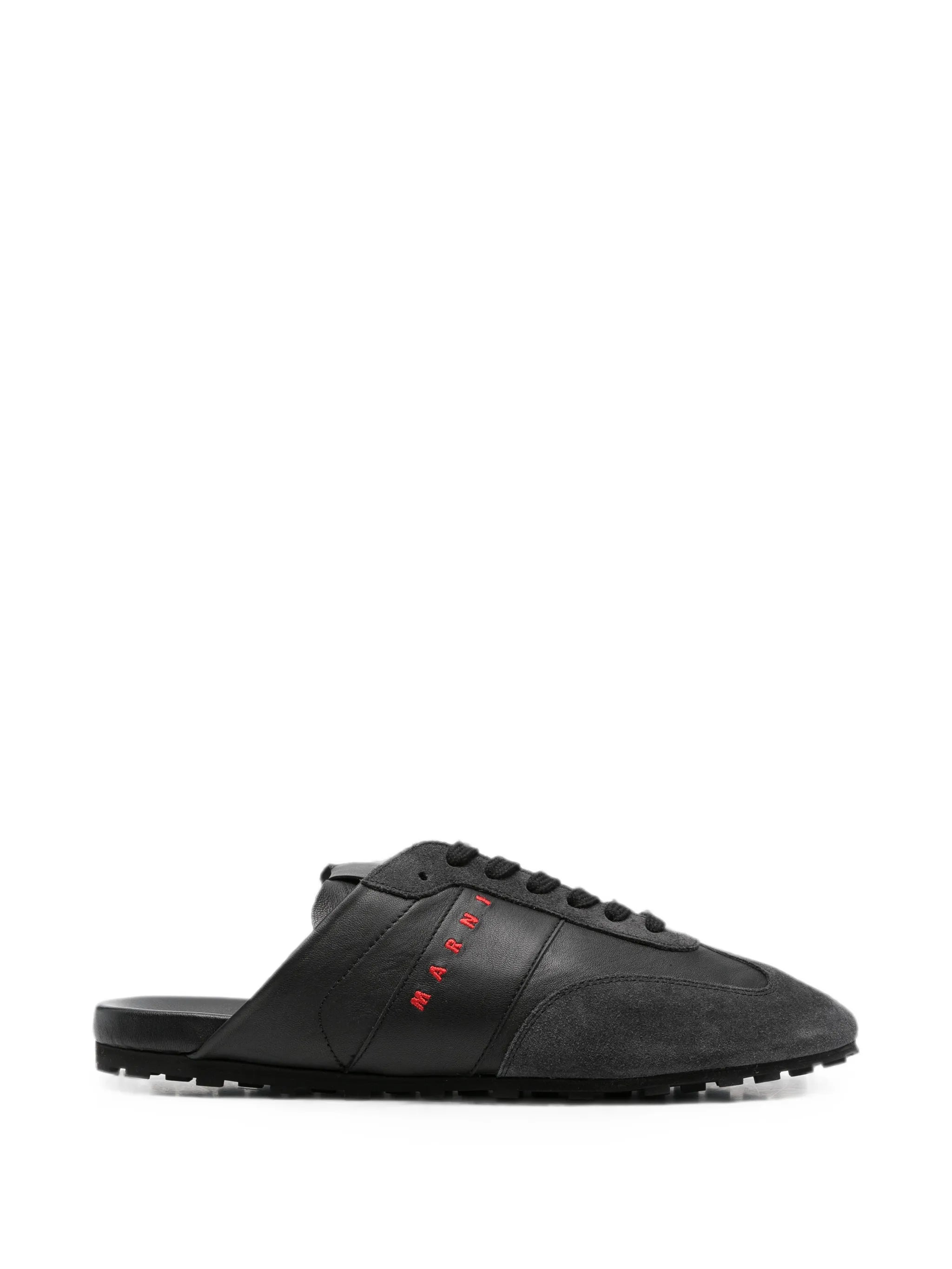 Softy Socce logo-print leather sneakers