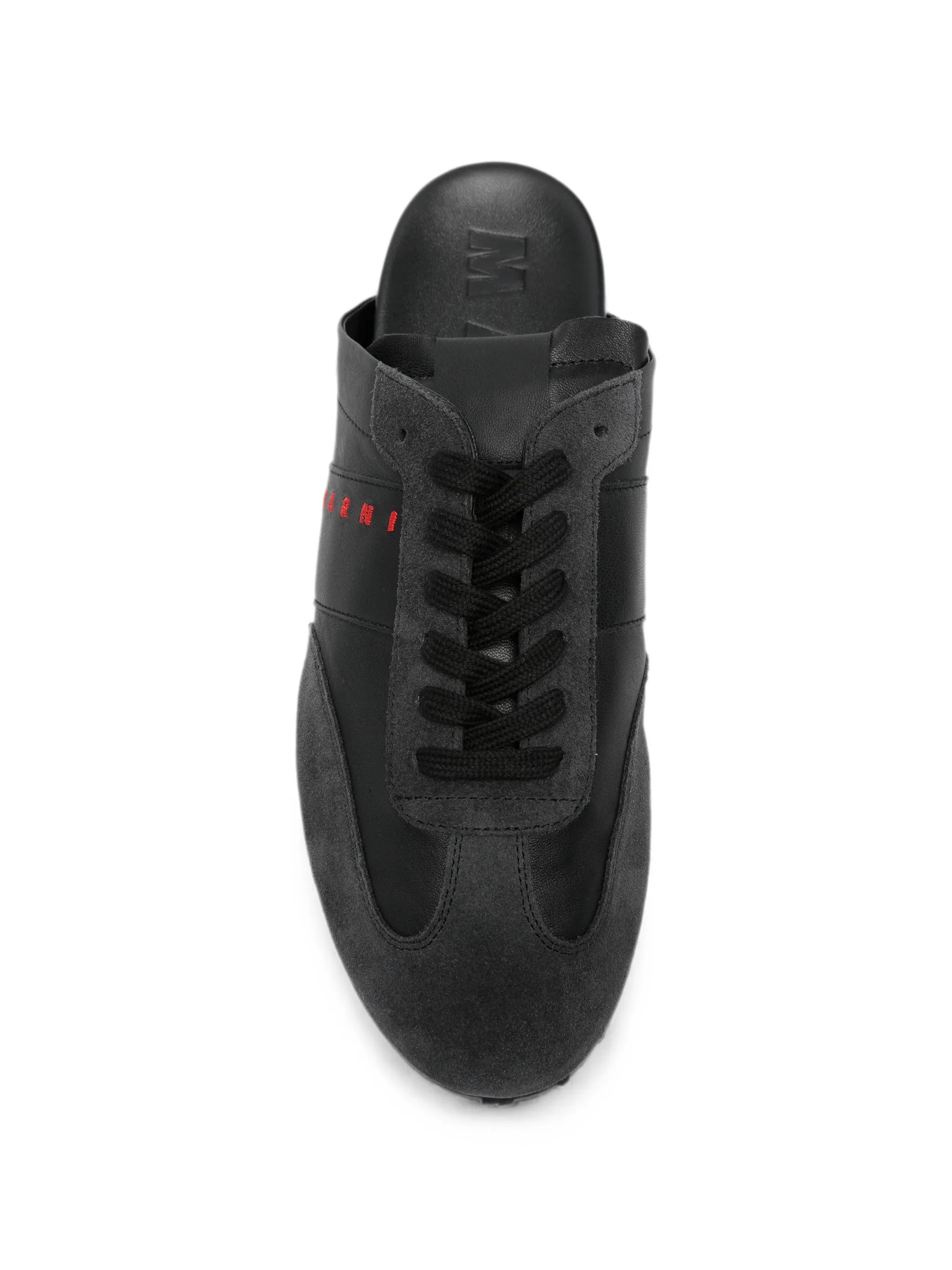 Softy Socce logo-print leather sneakers