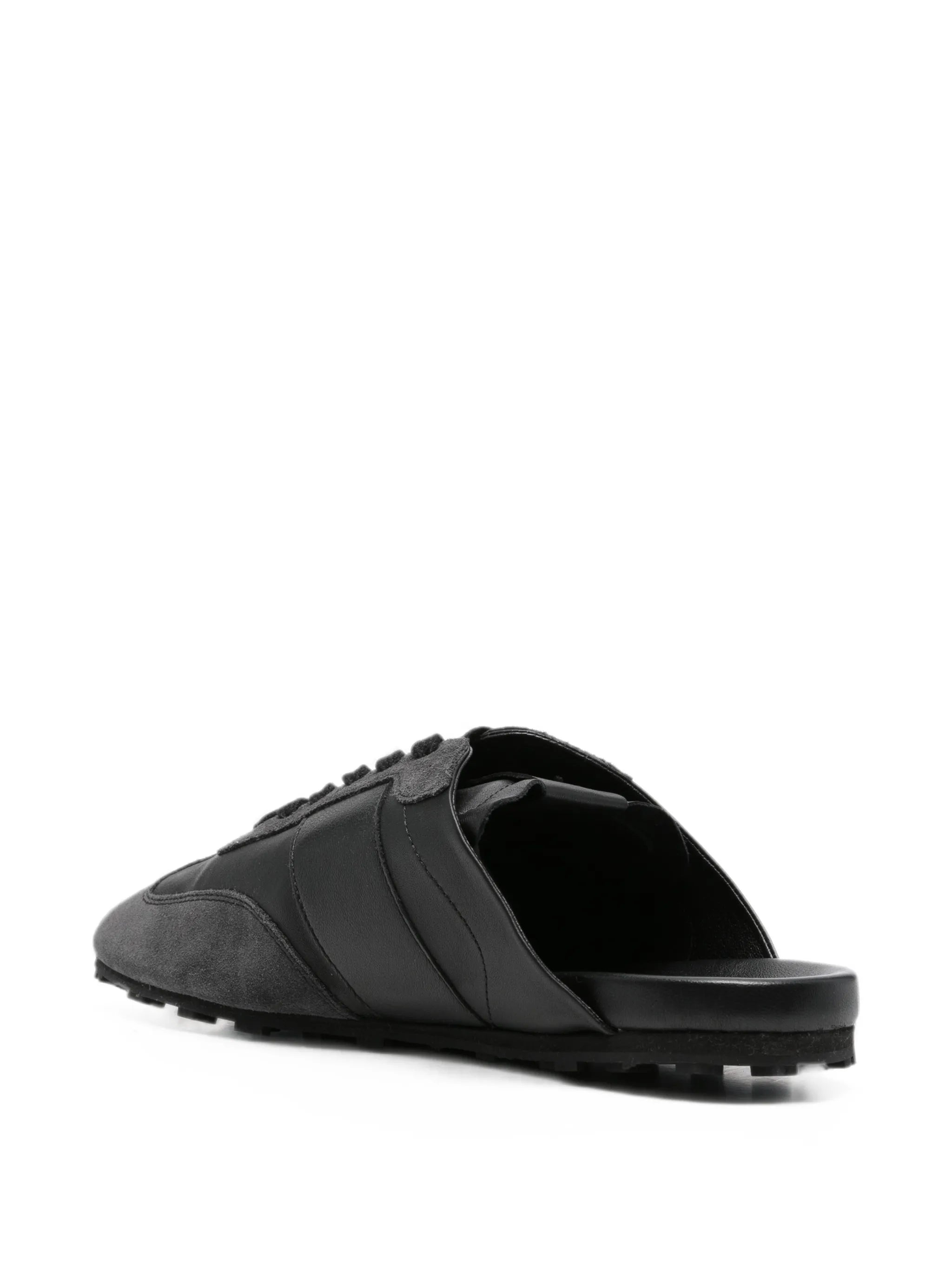 Softy Socce logo-print leather sneakers
