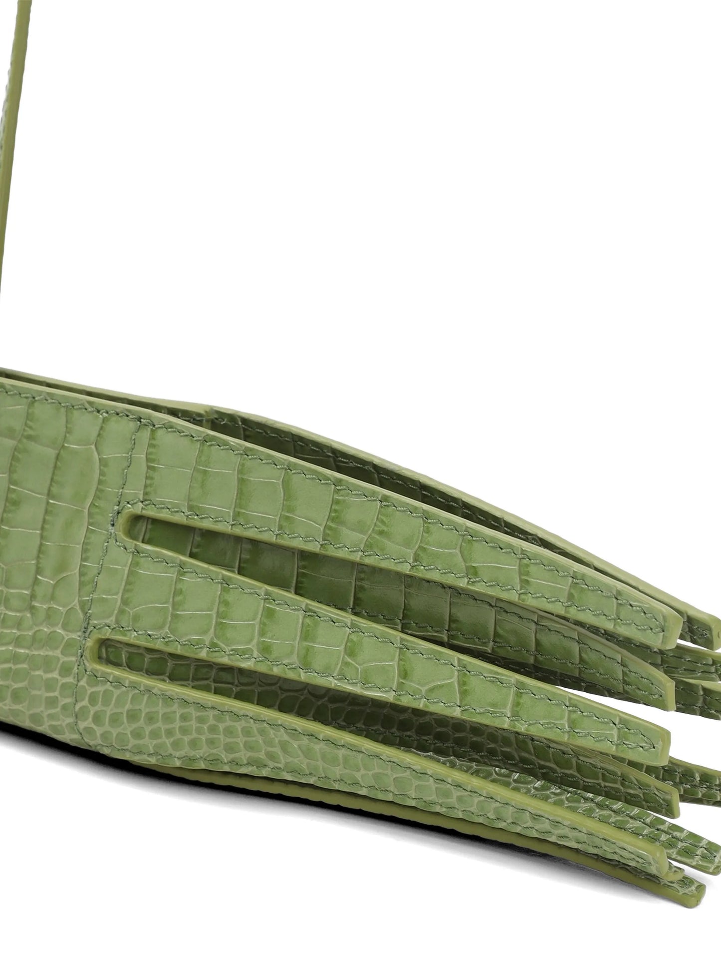The Poireau clutch bag