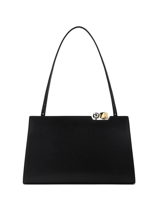 Le Salon leather clutch bag