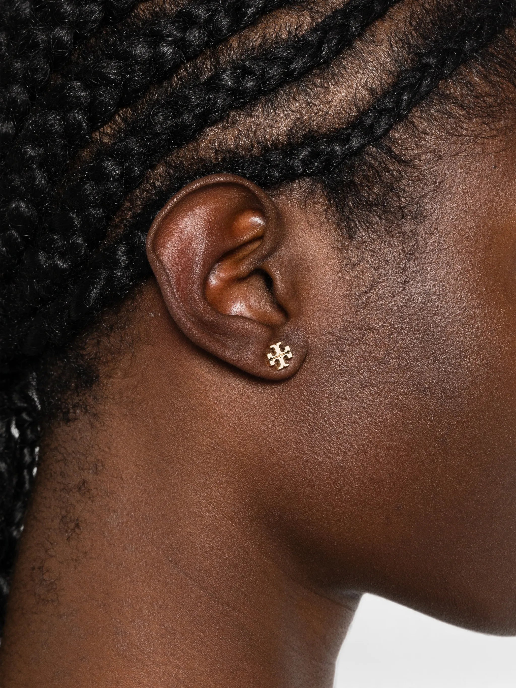 logo-embellishment earrings