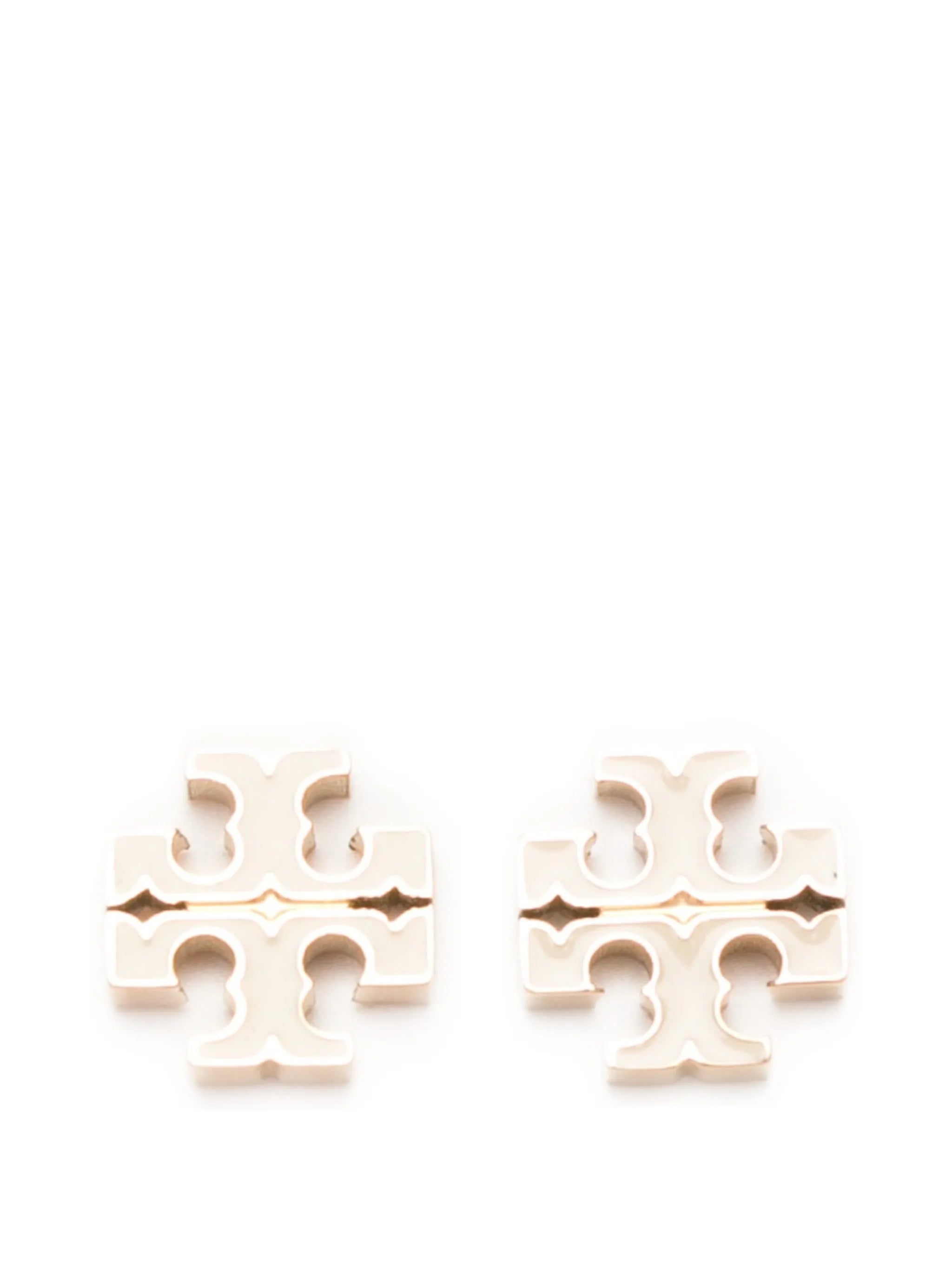logo-embellishment earrings