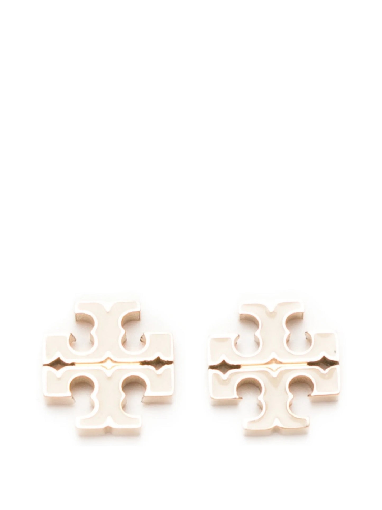 logo-embellishment earrings