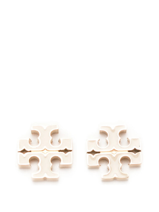 logo-embellishment earrings