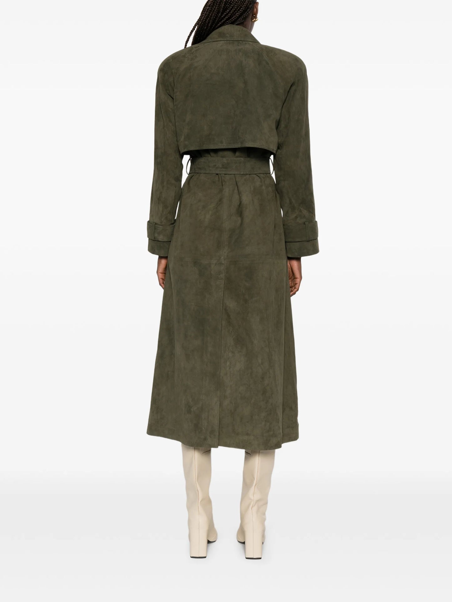 Corrin double-breasted trench coat