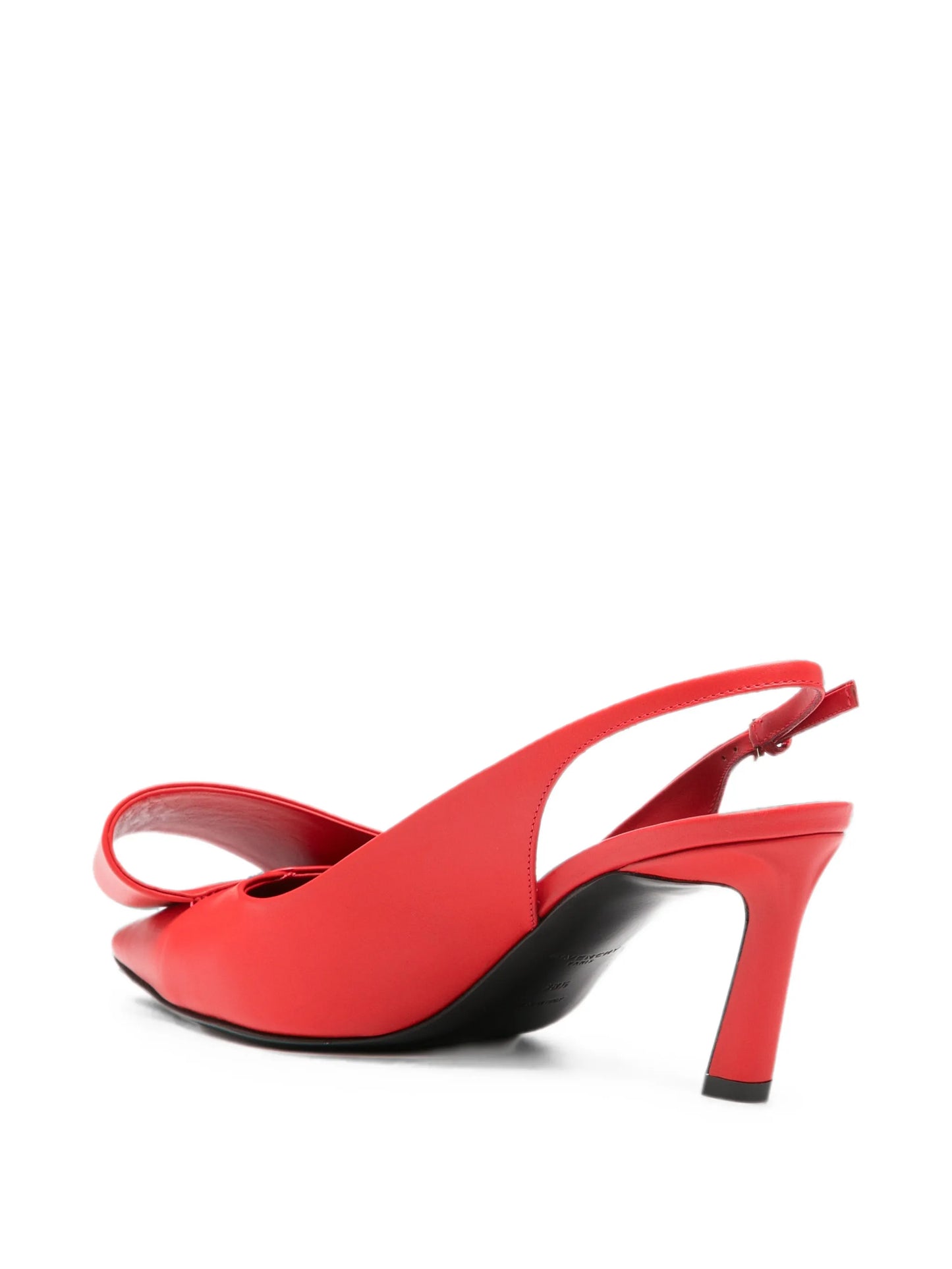 twisted-ribbon slingback pumps