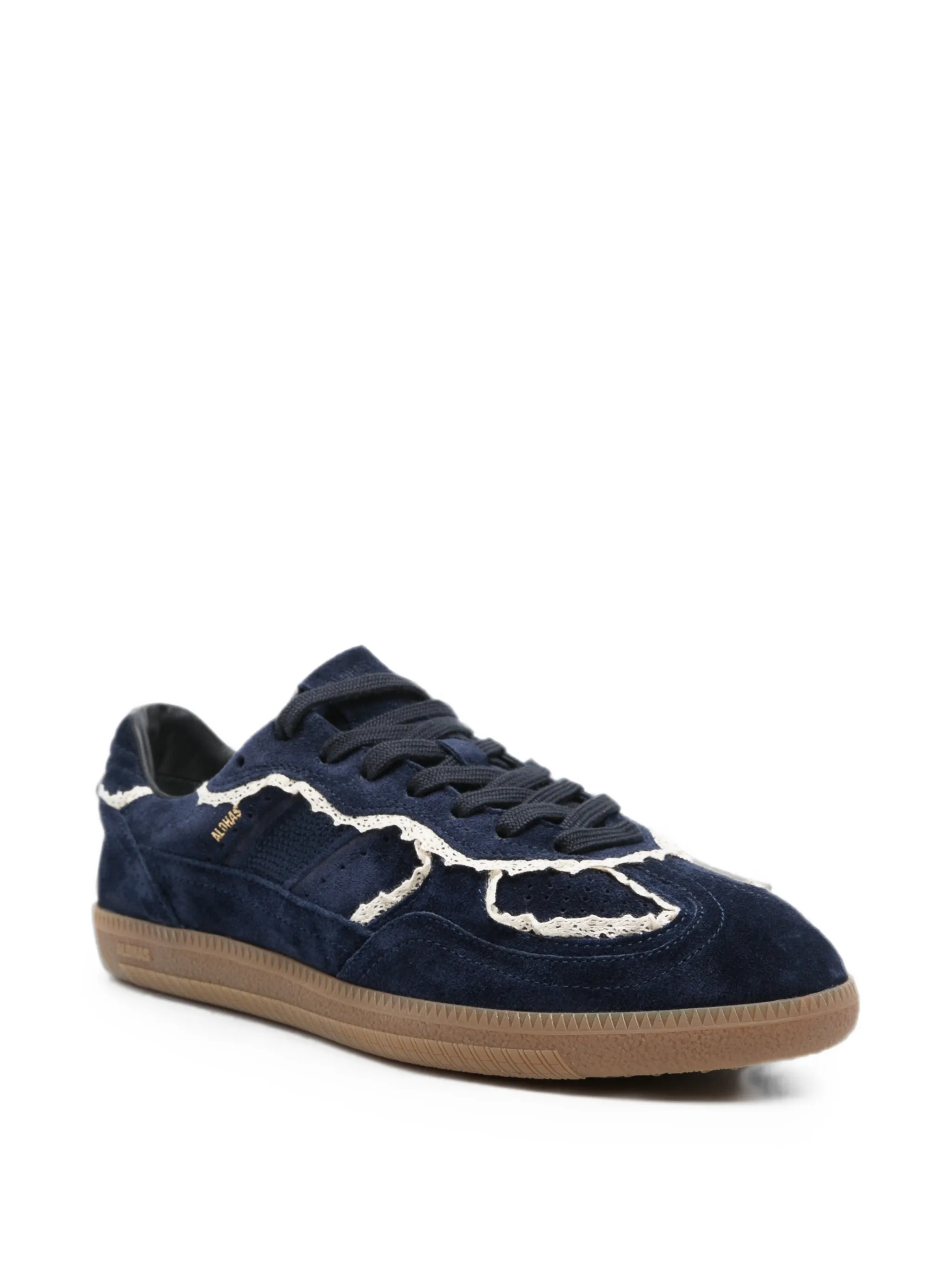 TB.490 crochet leather sneakers