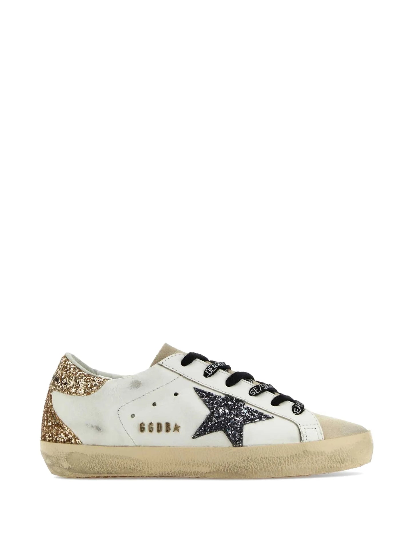 glitter star super-star sneakers