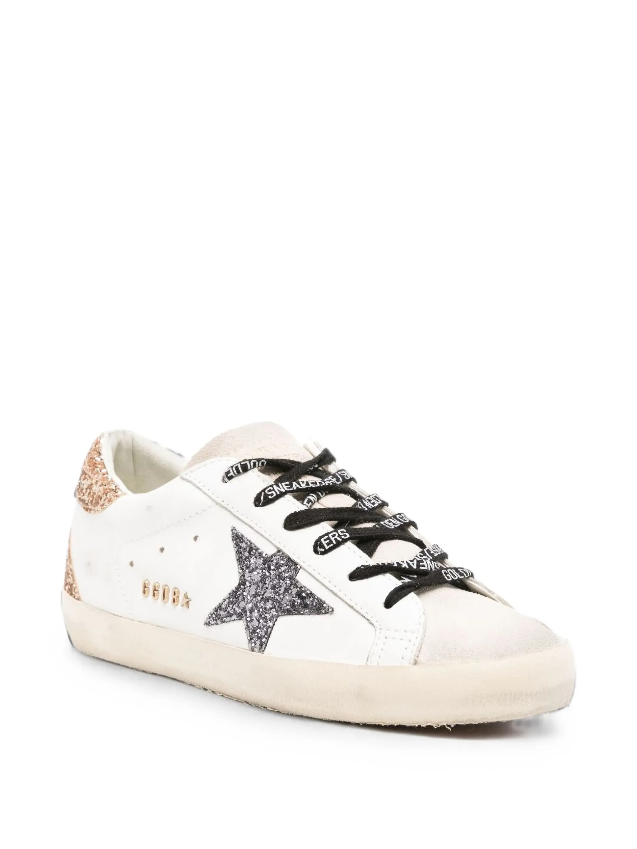 Superstar glitter-star sneakers