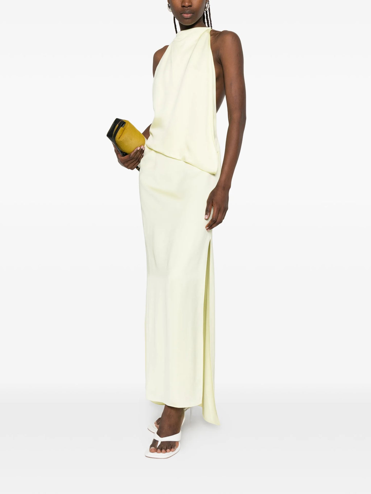 Dolmen asymmetric midi dress